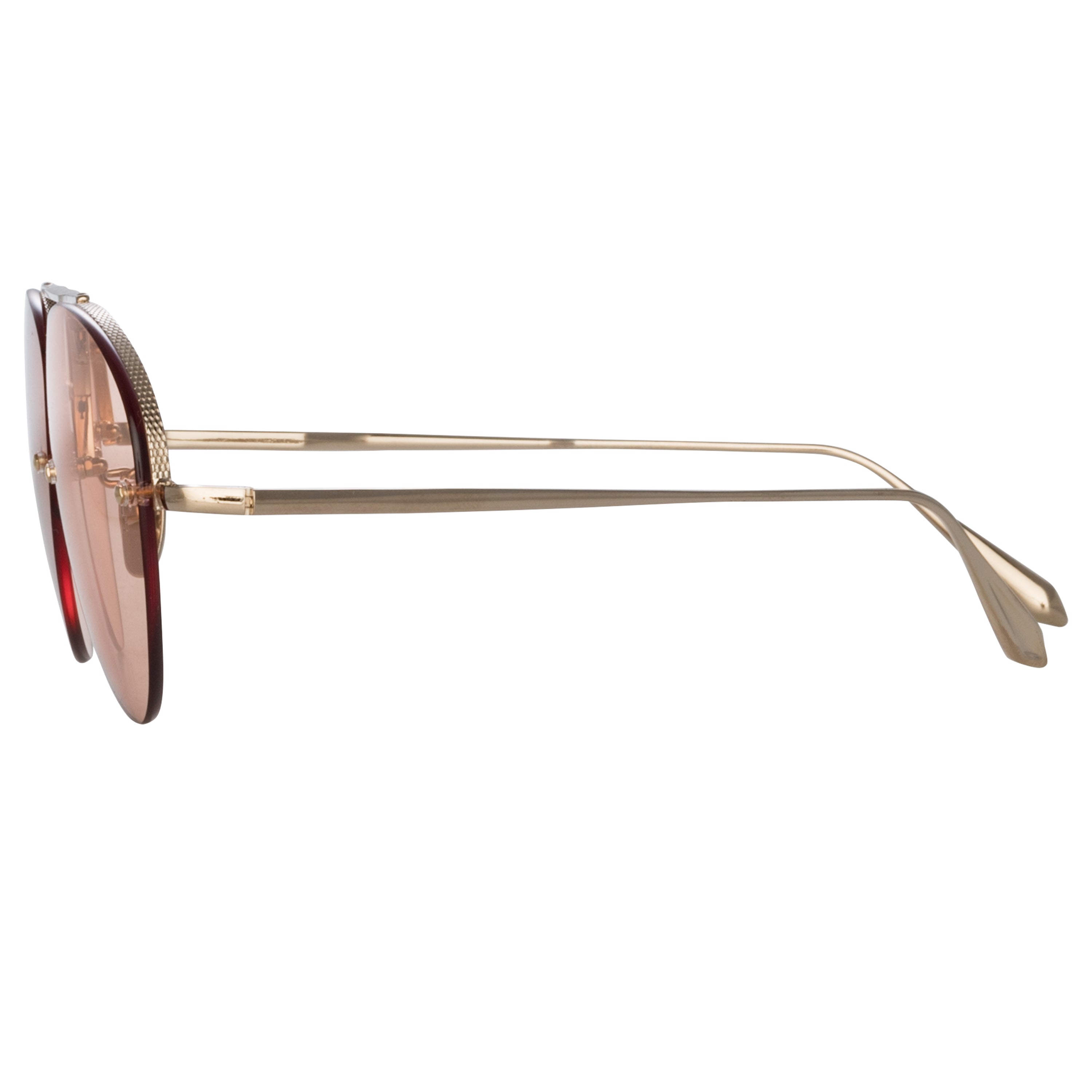 Edano Sunglasses in 22K Light Gold