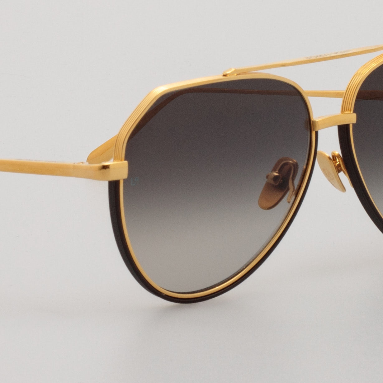 Bayer Sunglasses in 22K Yellow Gold