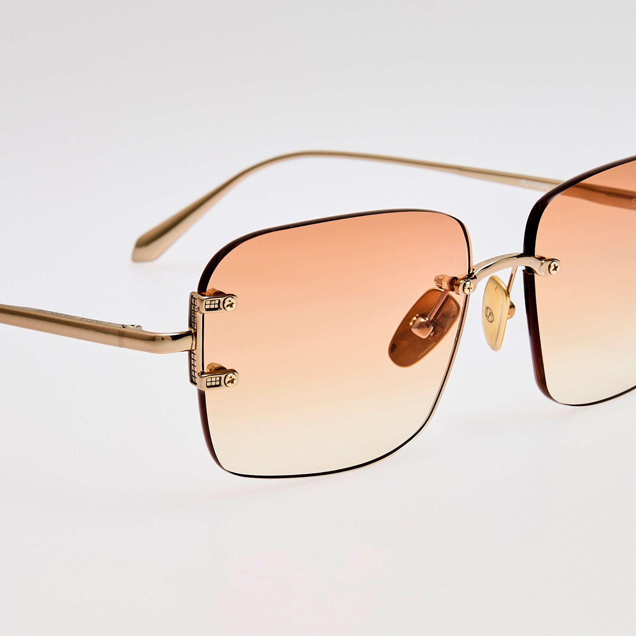 Sasha Sunglasses in Camel and Gold