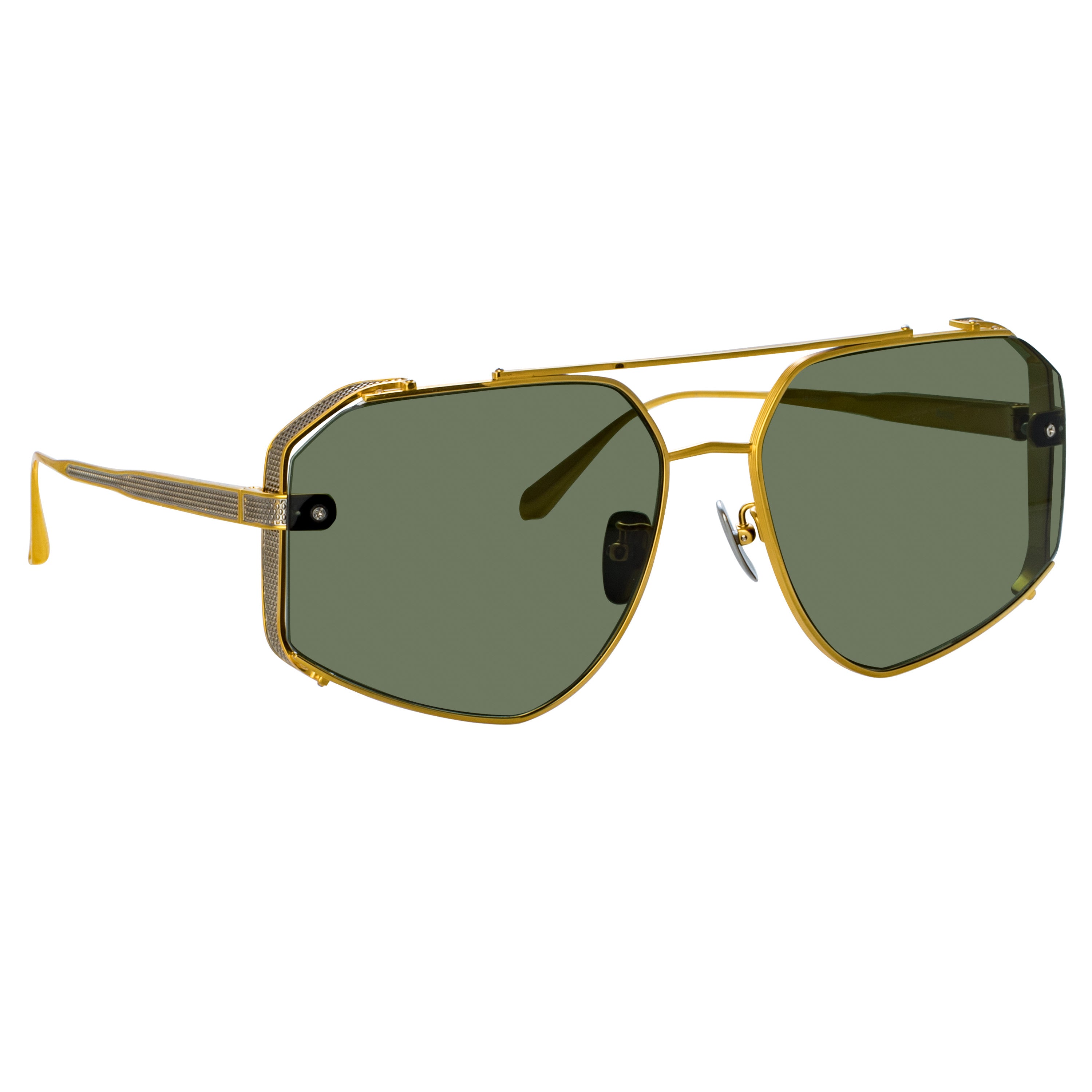 Amar Sunglasses in 22K Yellow Gold