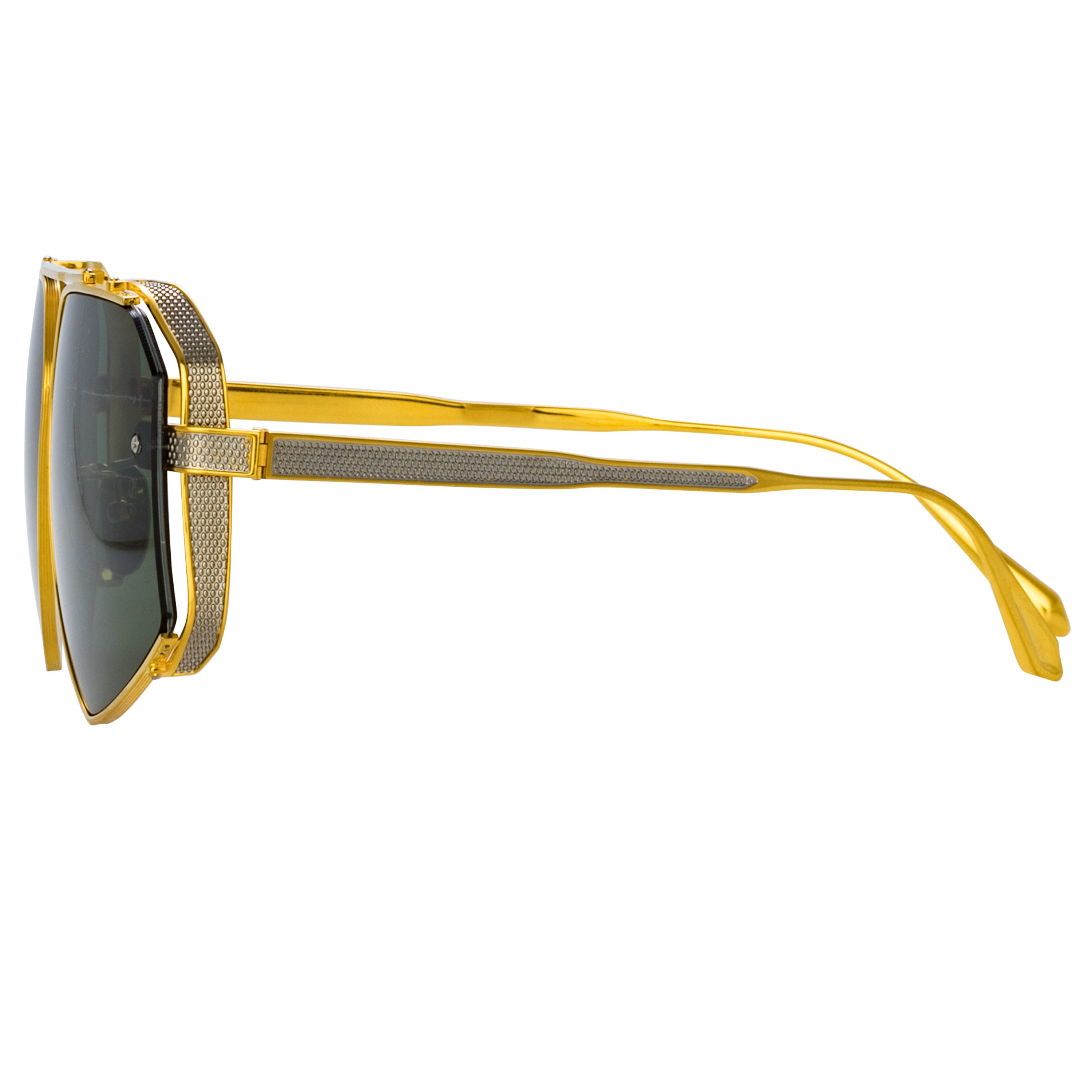 Amar Sunglasses in 22K Yellow Gold