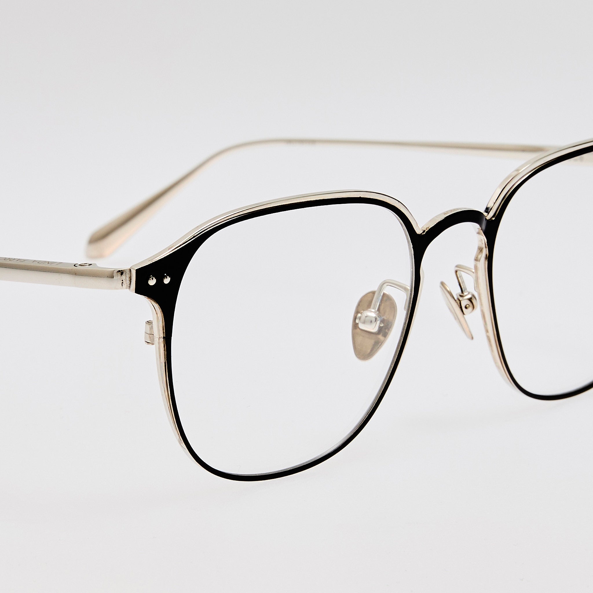 Jude Optical in 22K White Gold
