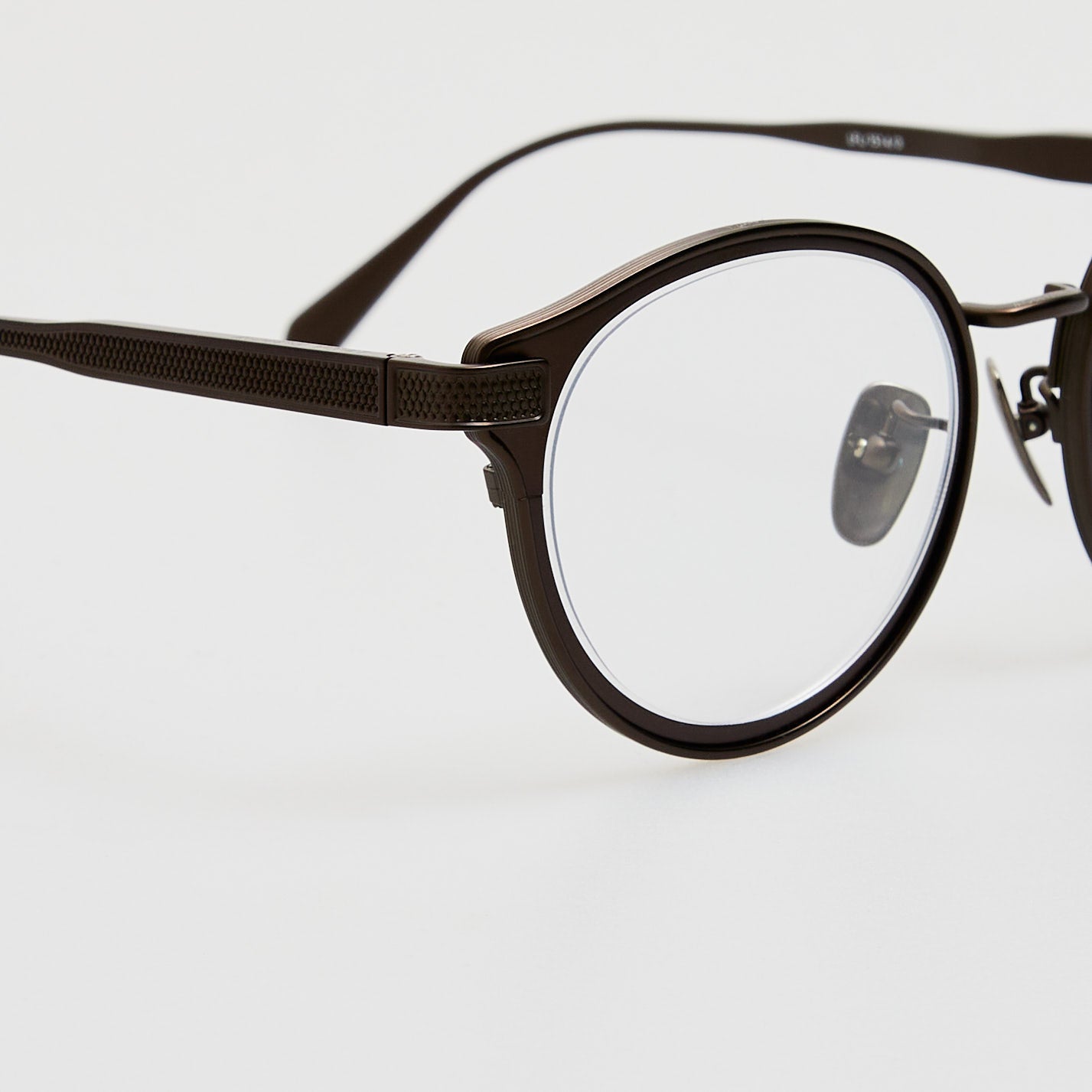 Anthony Oval Optical Frame in Matt Nickel