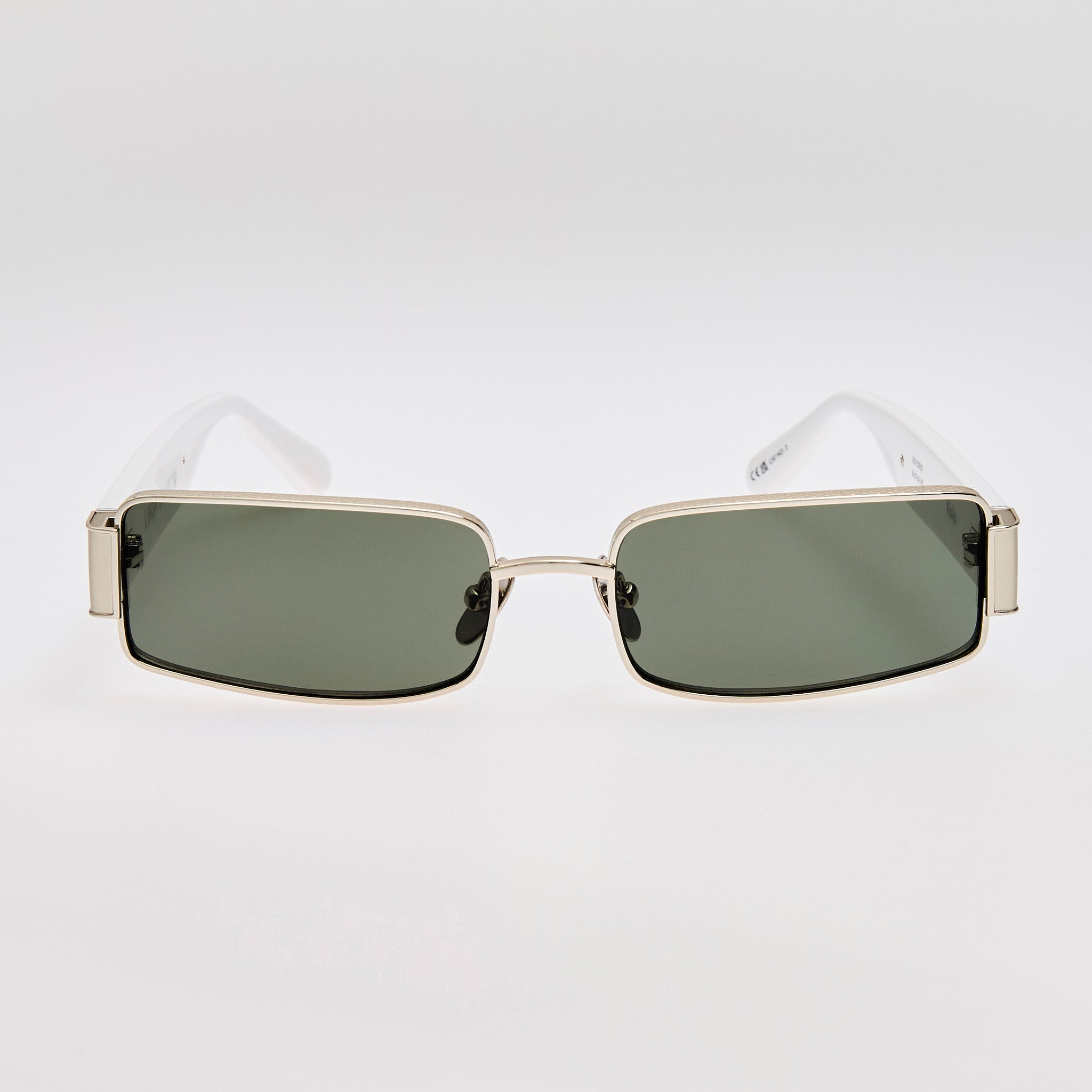 Kaia Sunglasses in Grey and White Gold