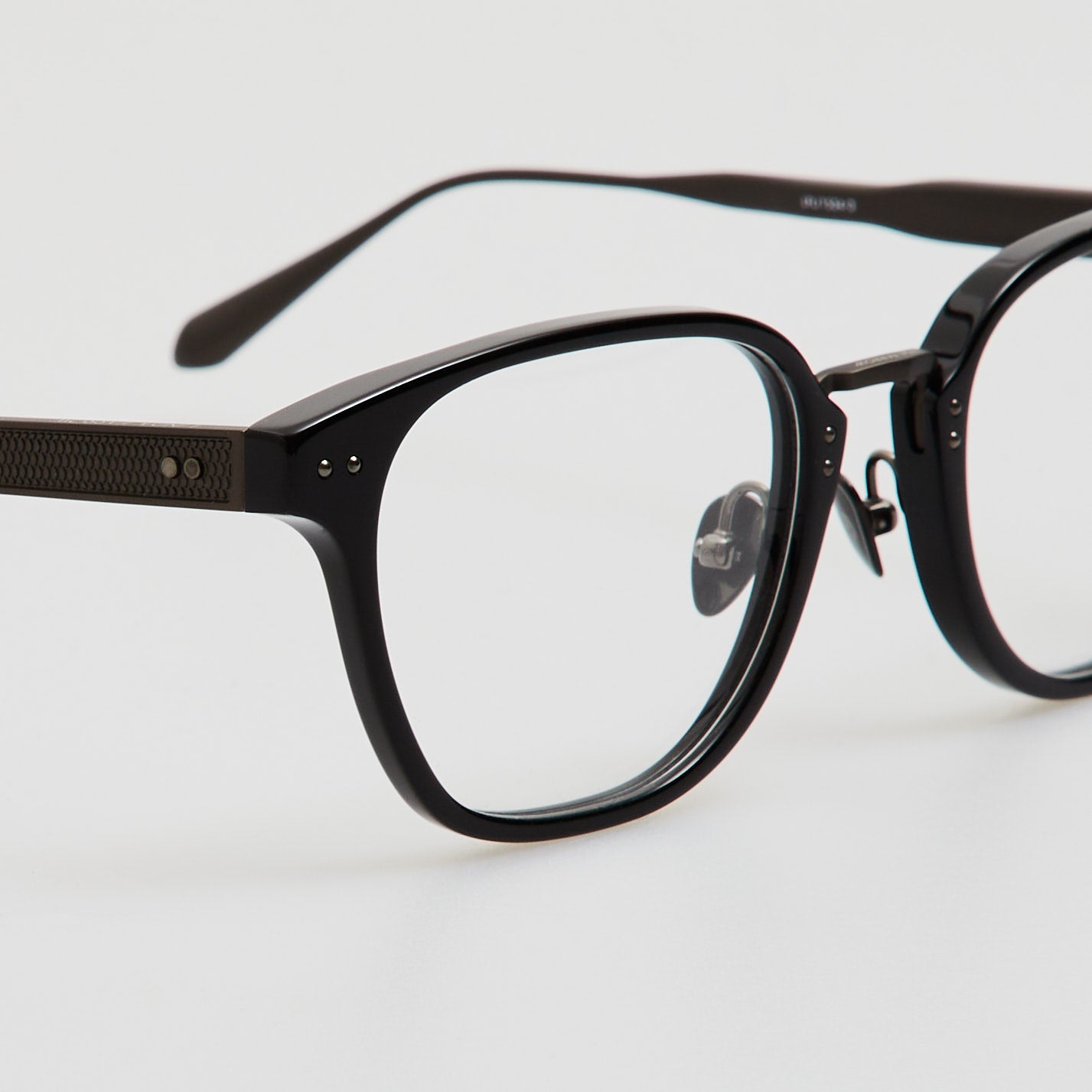 Jeffrey Optical Frame in Black Matt Nickel