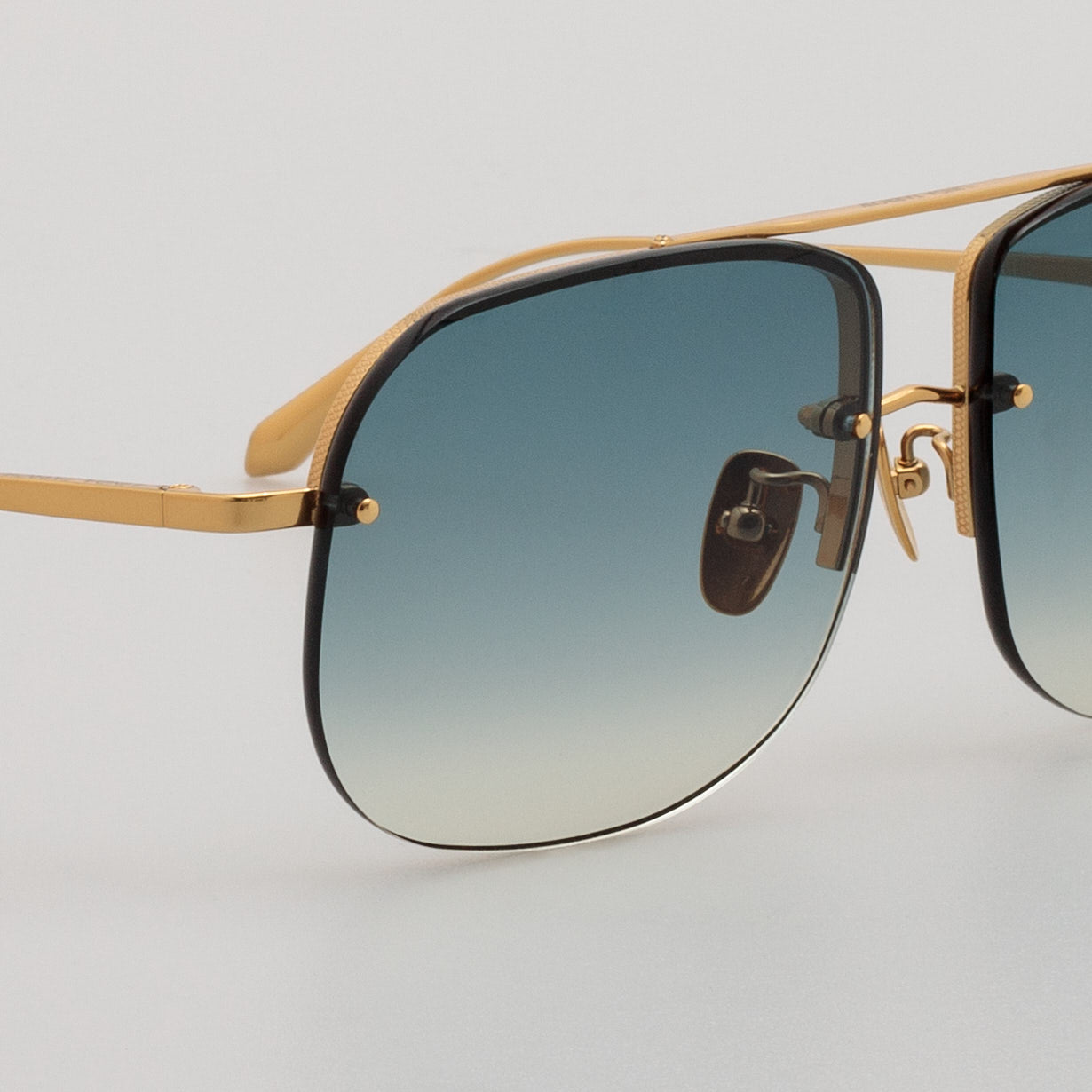 Seren Aviator Sunglasses in Aqua