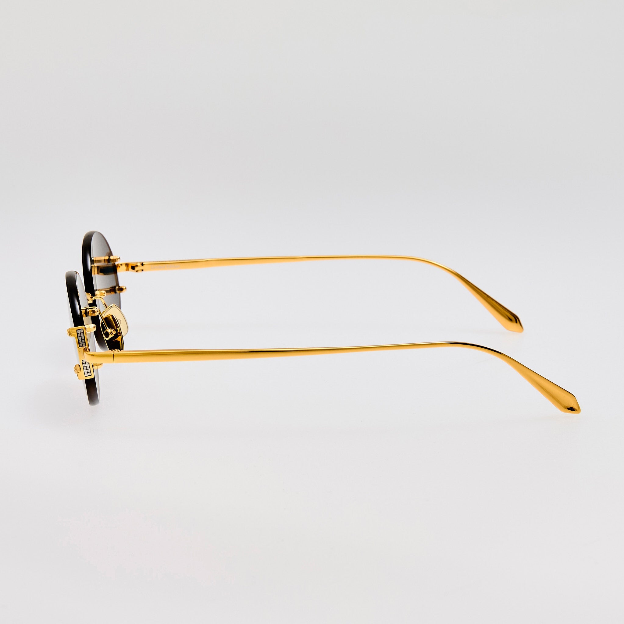 Stella Sunglesses in Grey and Gold