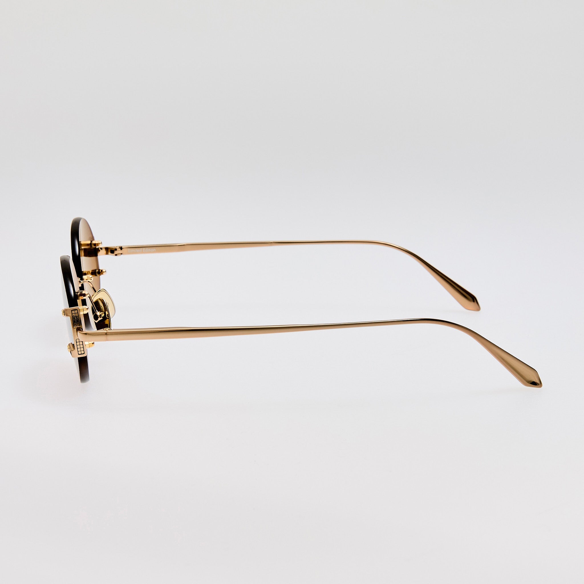 Stella Sunglasses in Brown and Gold