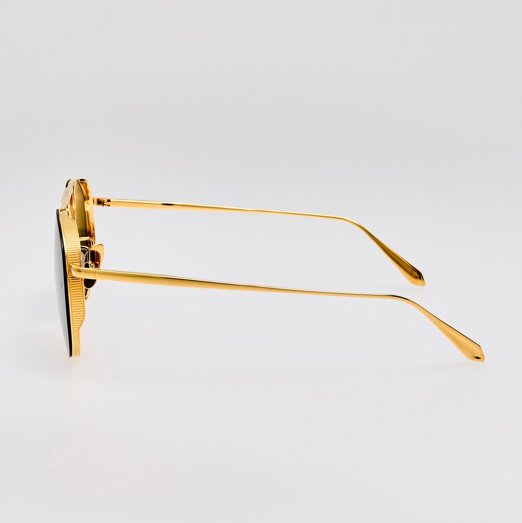 Meret Sunglasses in Green and Gold