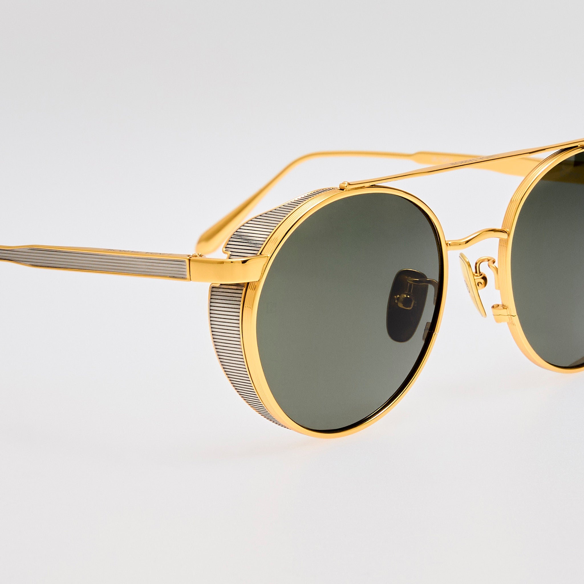 Conor Sunglasses in Black and Gold