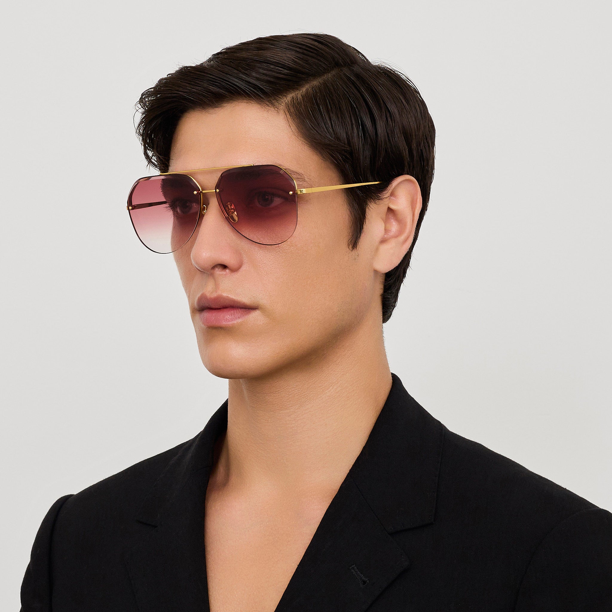 Quynh Sunglasses in Red and Gold