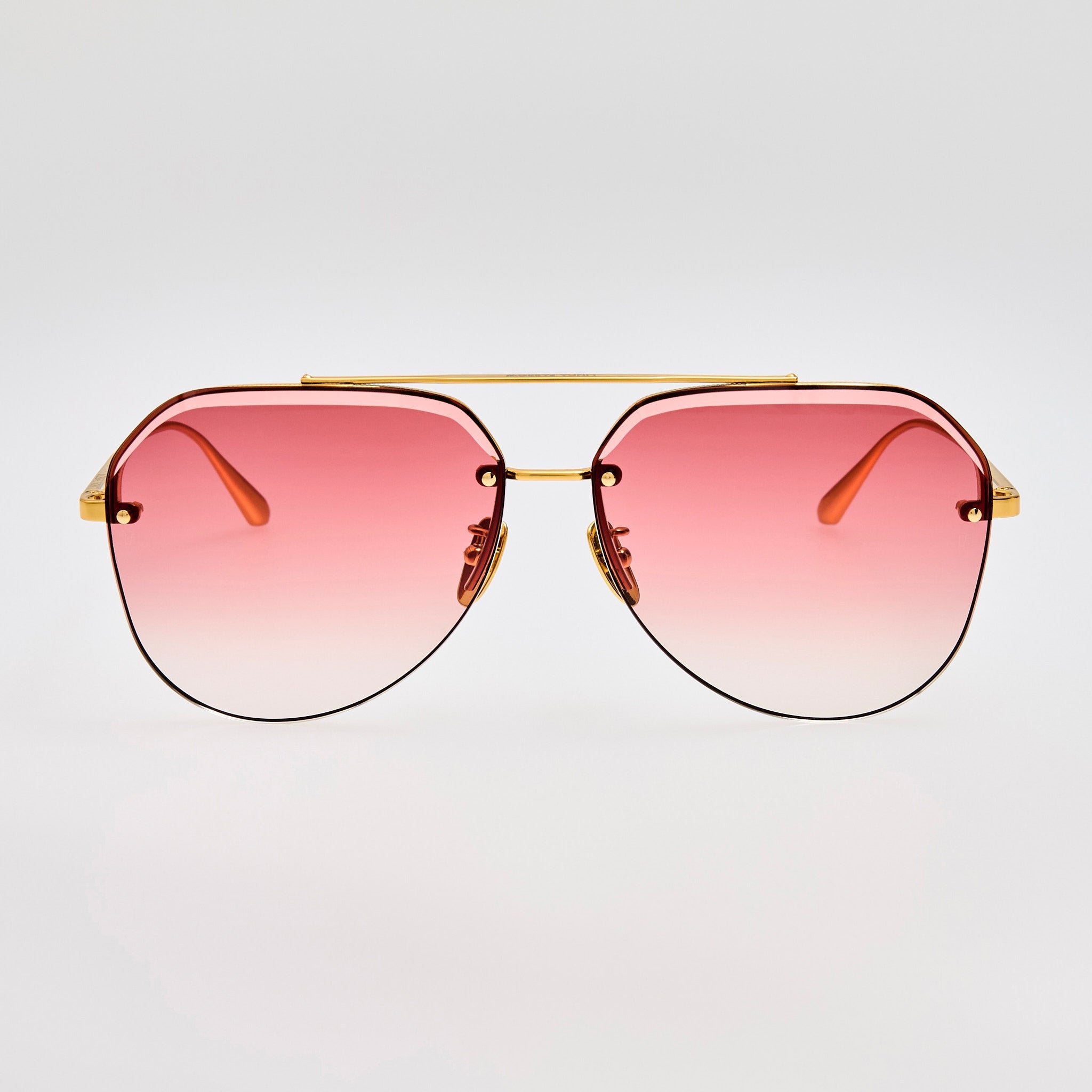 Quynh Sunglasses in Red and Gold