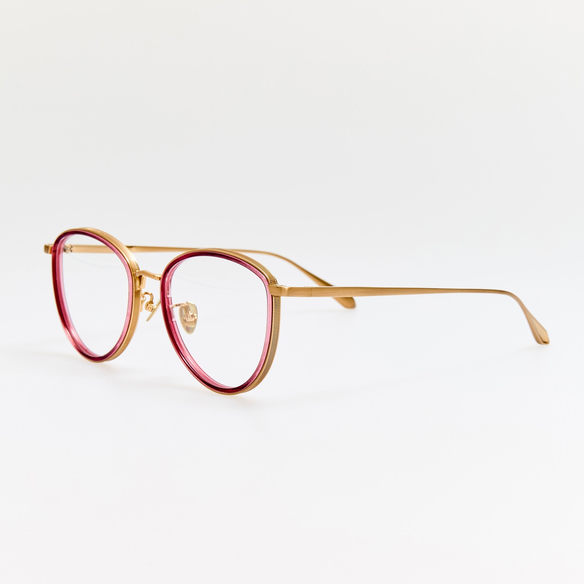 Dahlia Optical in Matt Champagne and Wine