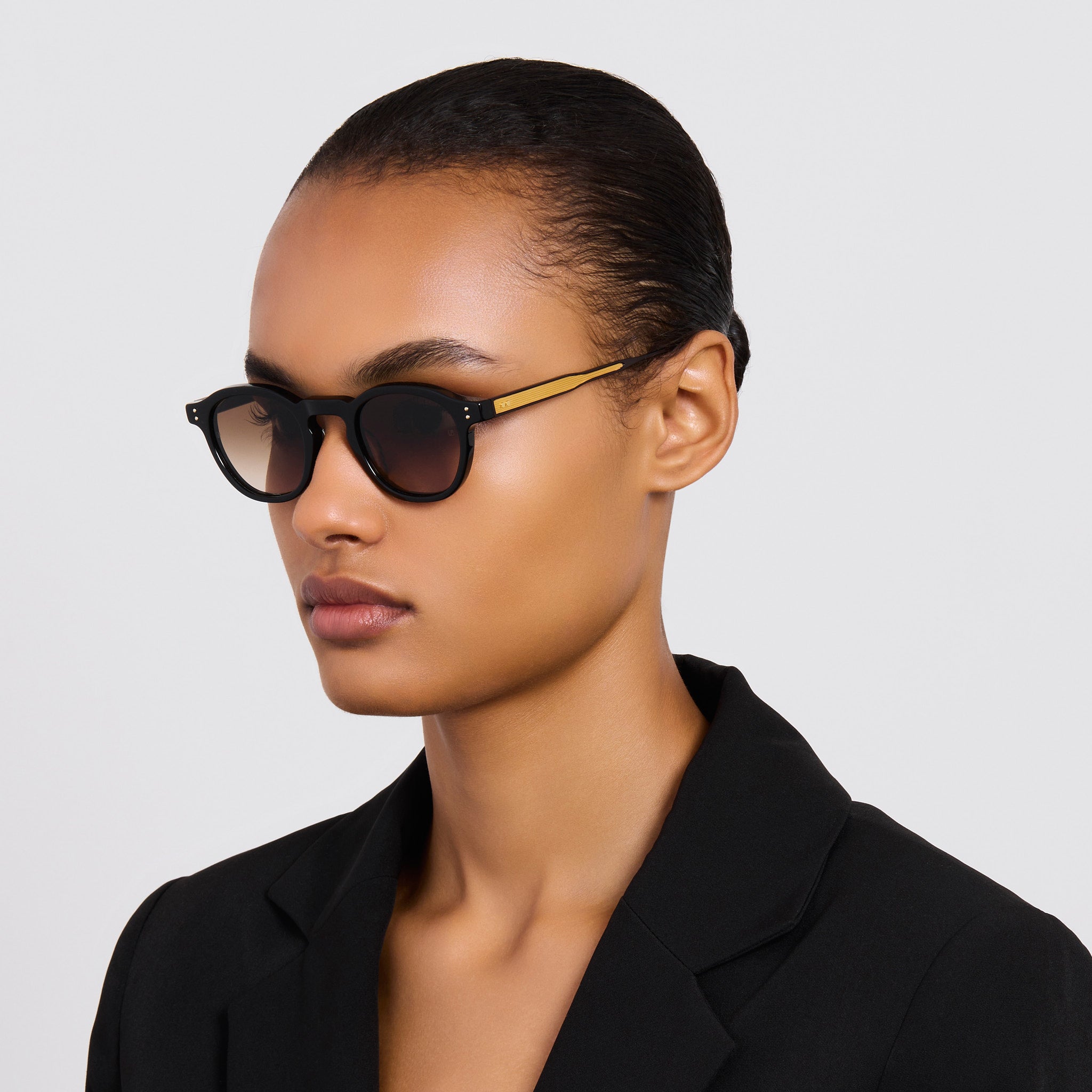 Heath Sunglasses in Black and Mocha