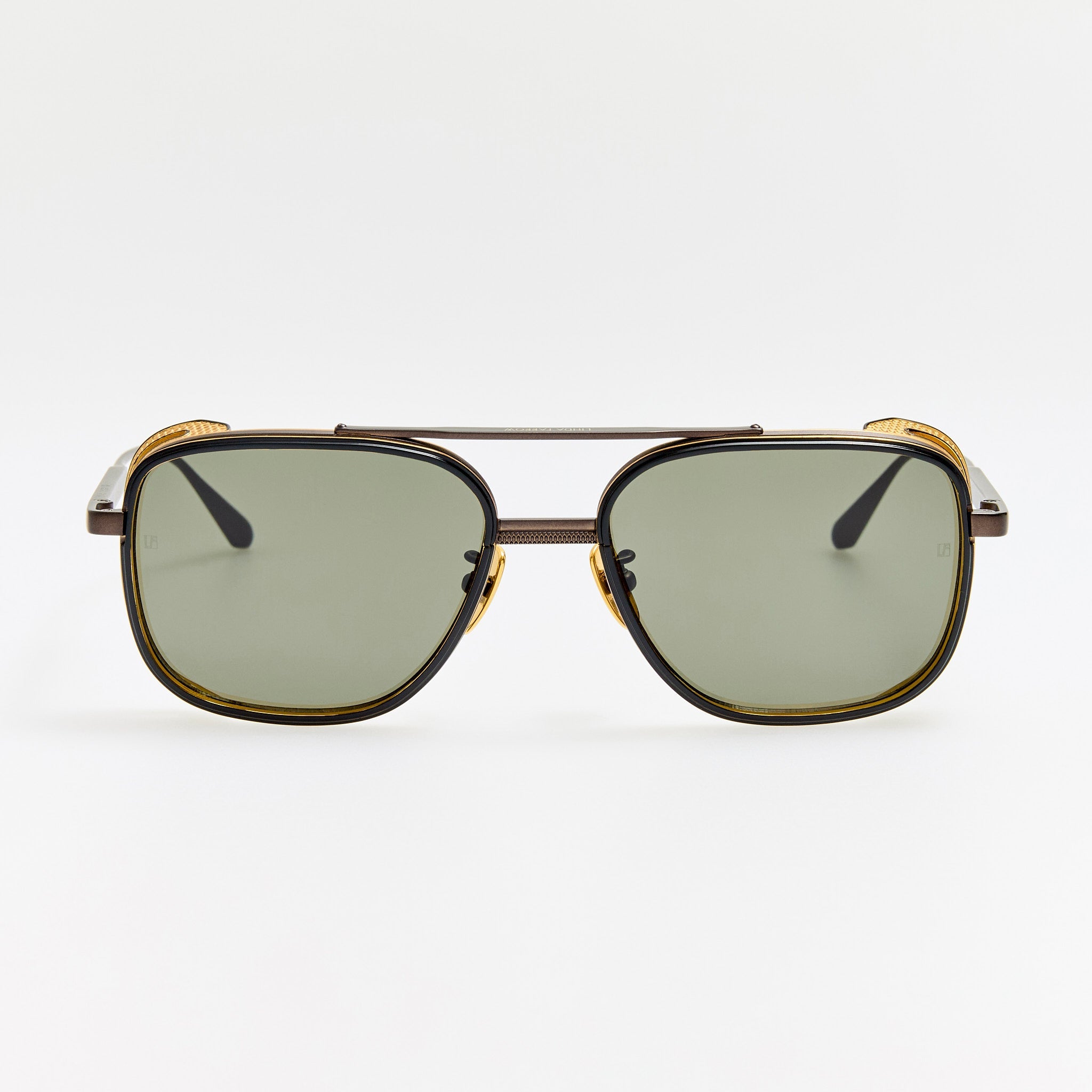 Boyd Explorer Sunglasses in Matt Nickel and 22K Gold