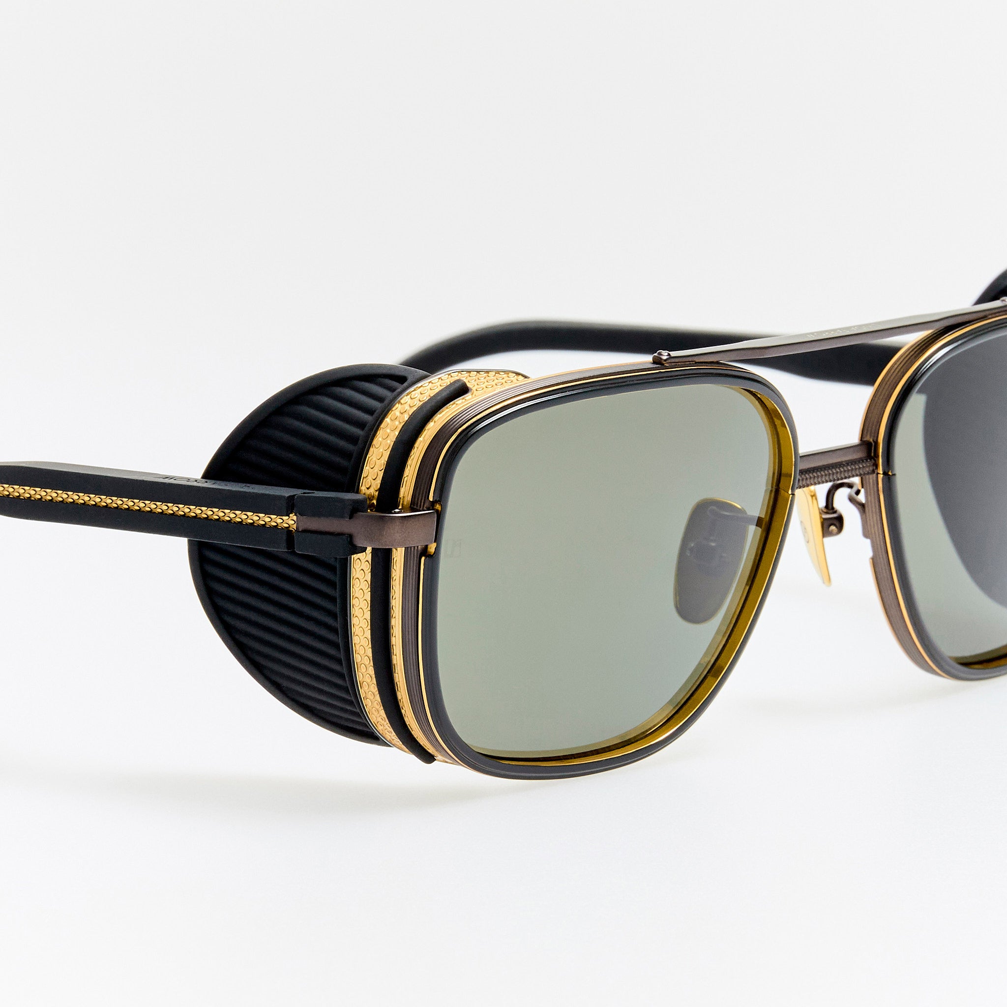 Boyd Explorer Sunglasses in Matt Nickel and 22K Gold