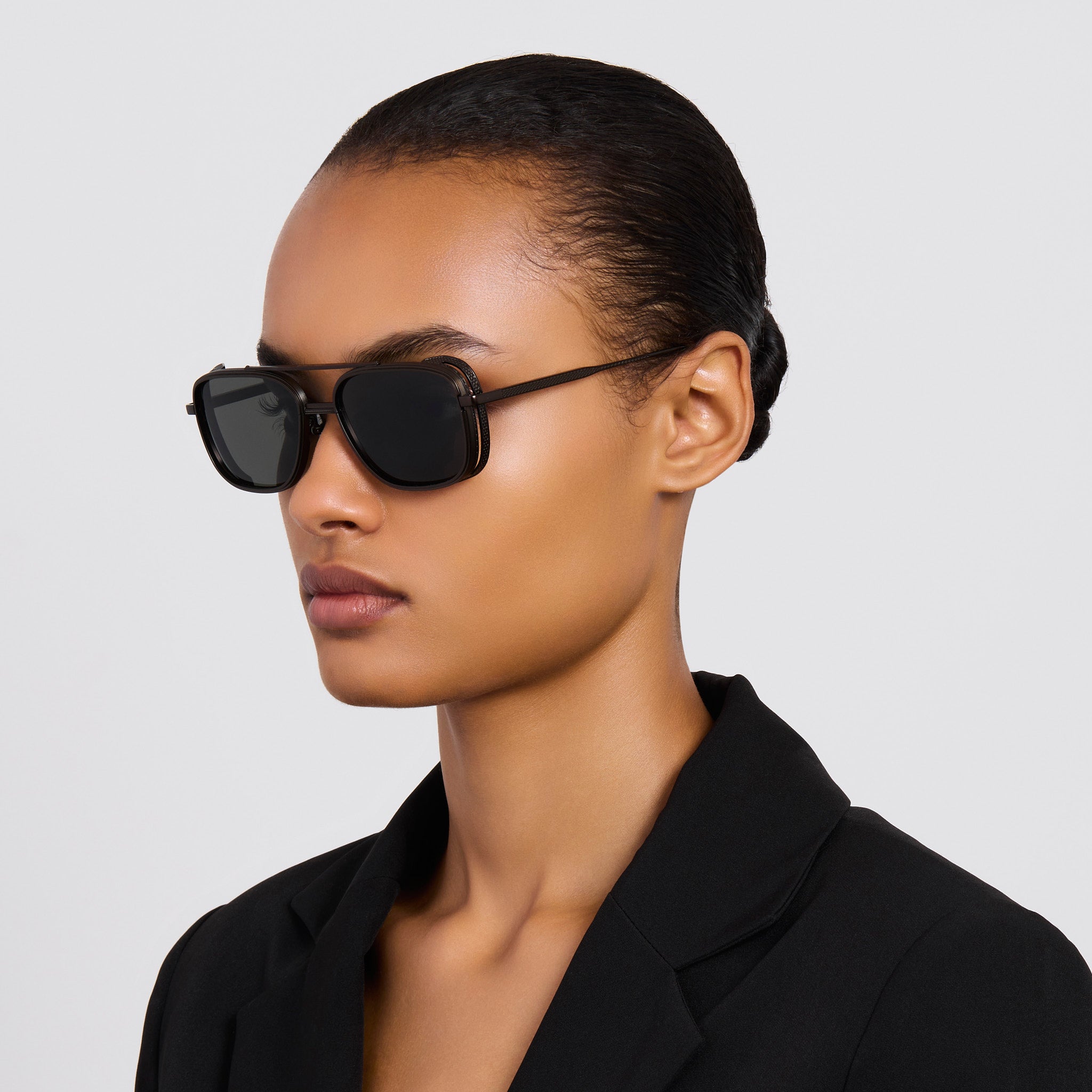 Boyd Explorer Sunglasses in Matt Black Nickel