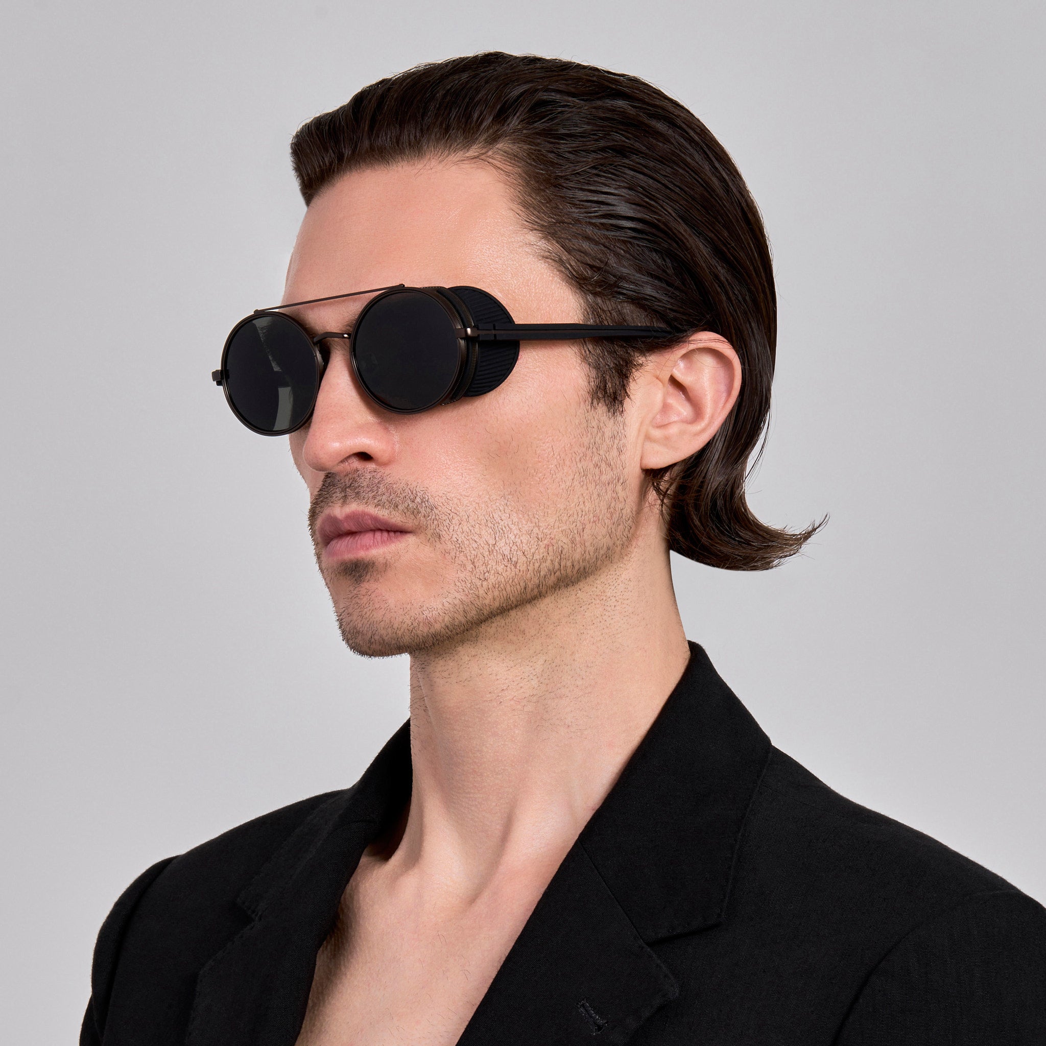Baret Explorer Sunglasses in Matt Black Nickel