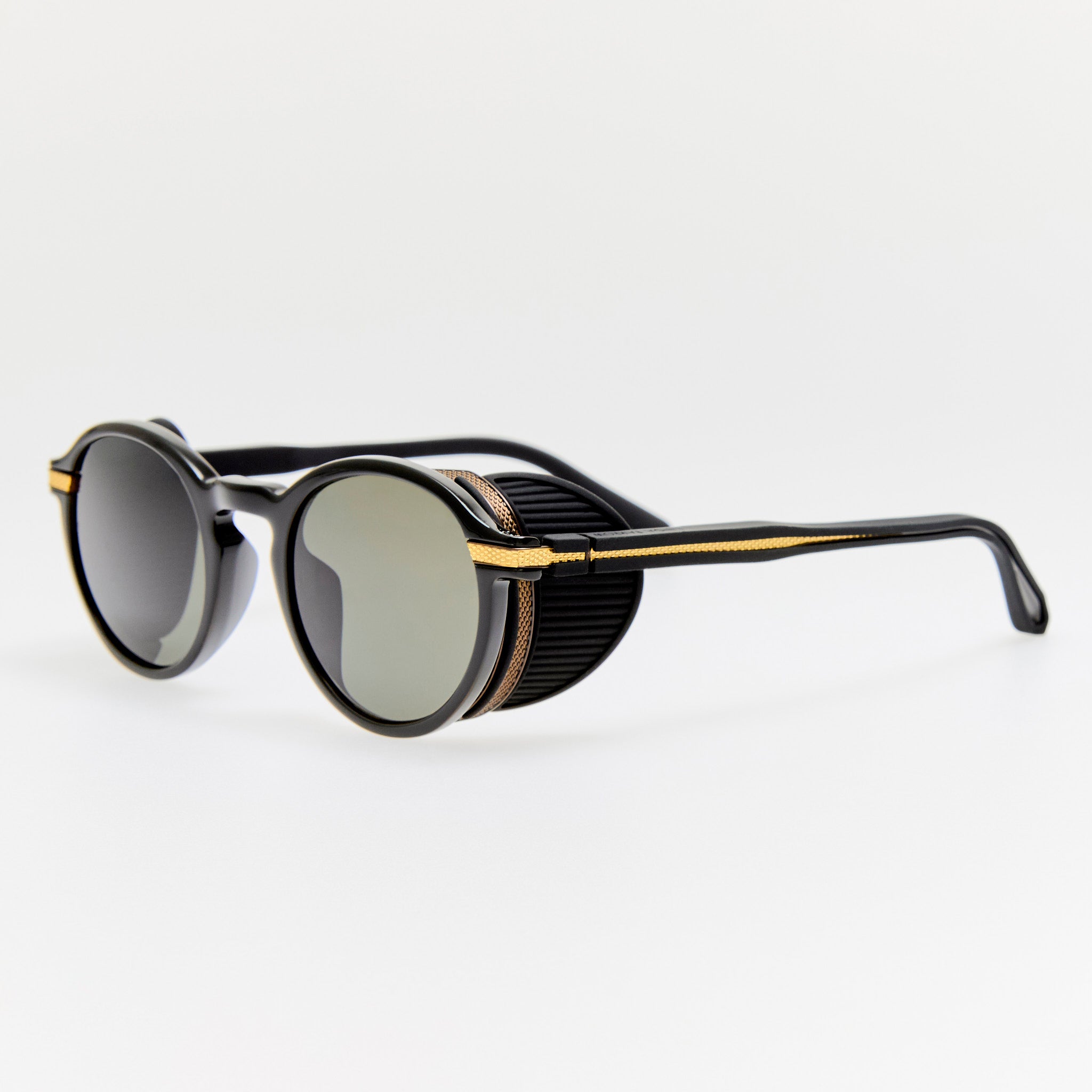 Orion Explorer Sunglasses in Matt Nickel and Black