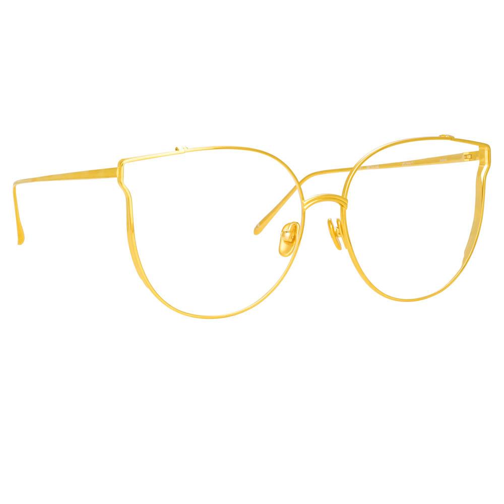 Joanna Optical Frame in 22K Yellow Gold