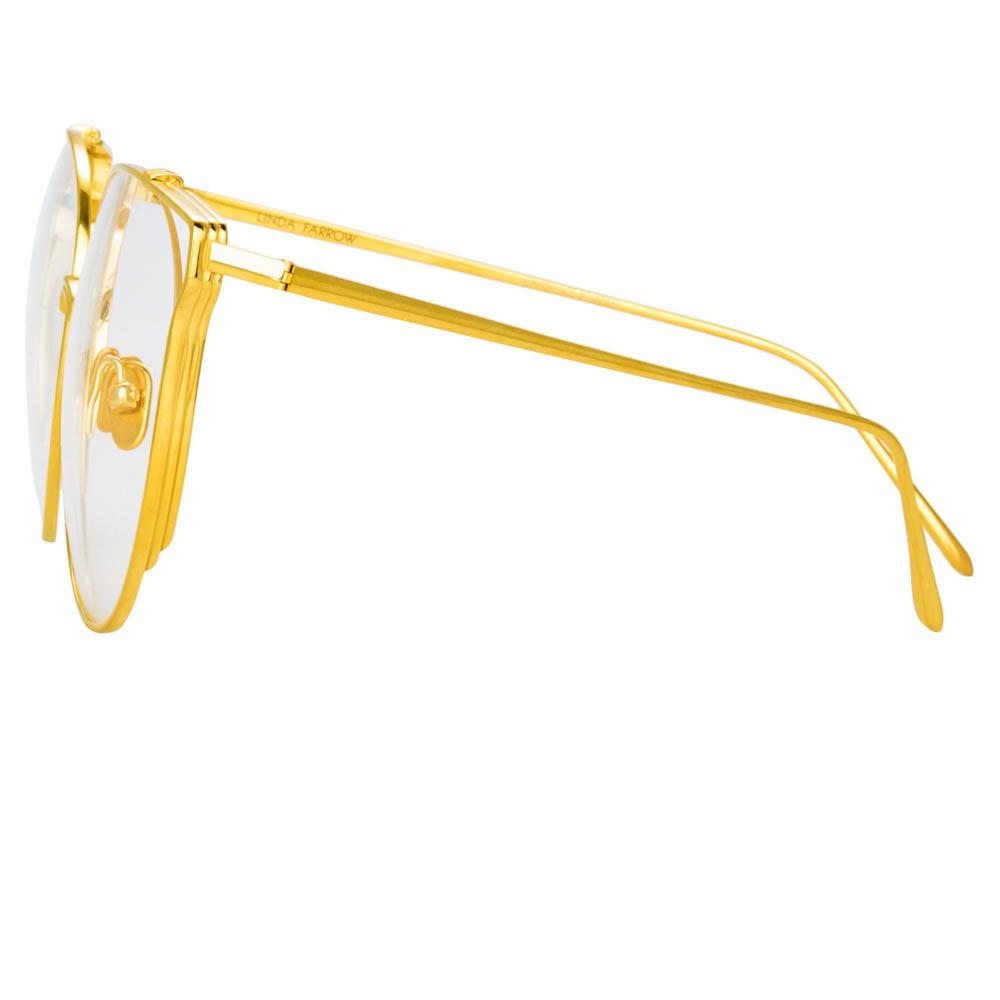 Joanna Optical Frame in 22K Yellow Gold