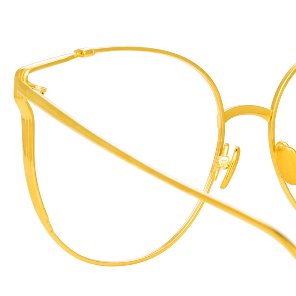 Joanna Optical Frame in 22K Yellow Gold