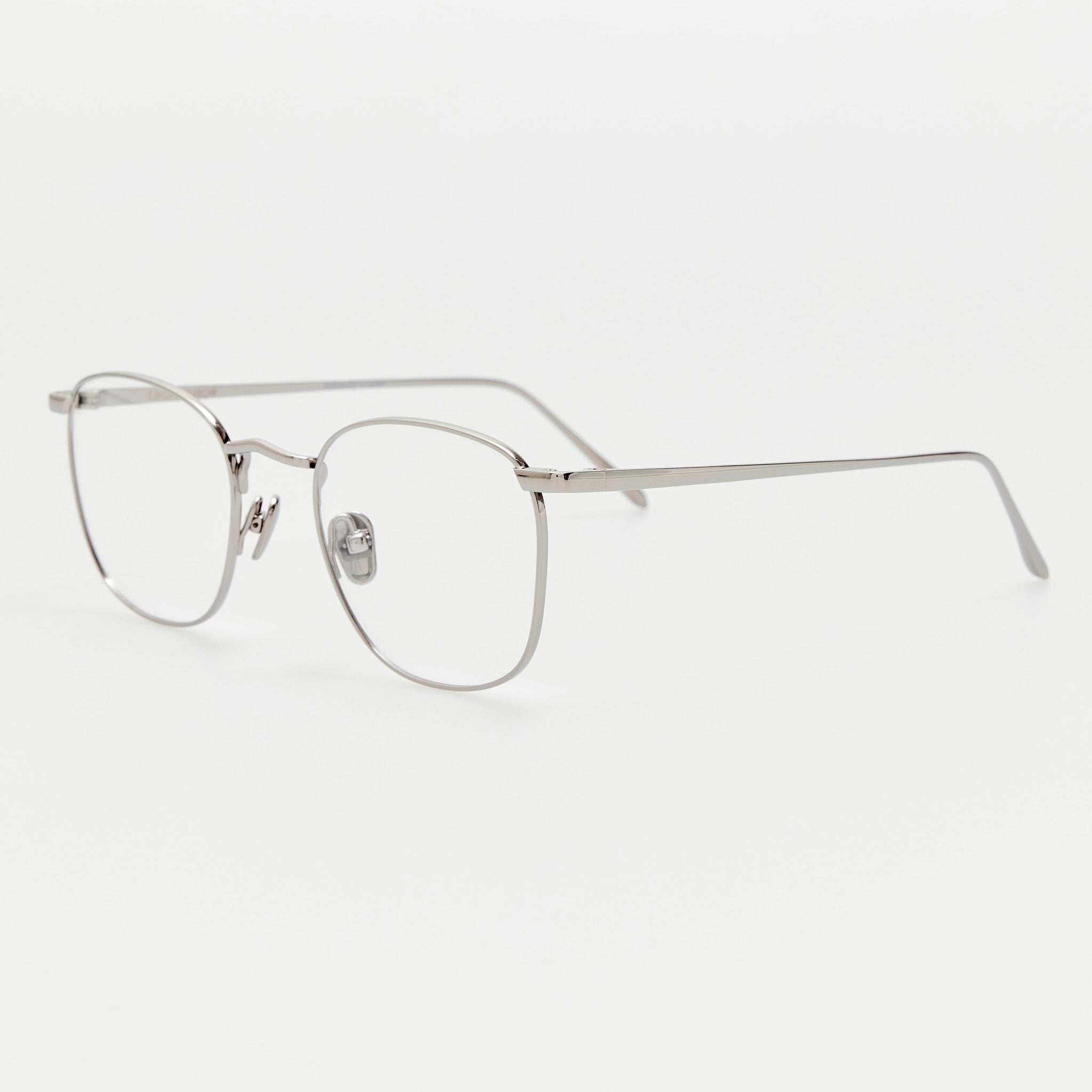 Simon Square Optical in 22K White Gold