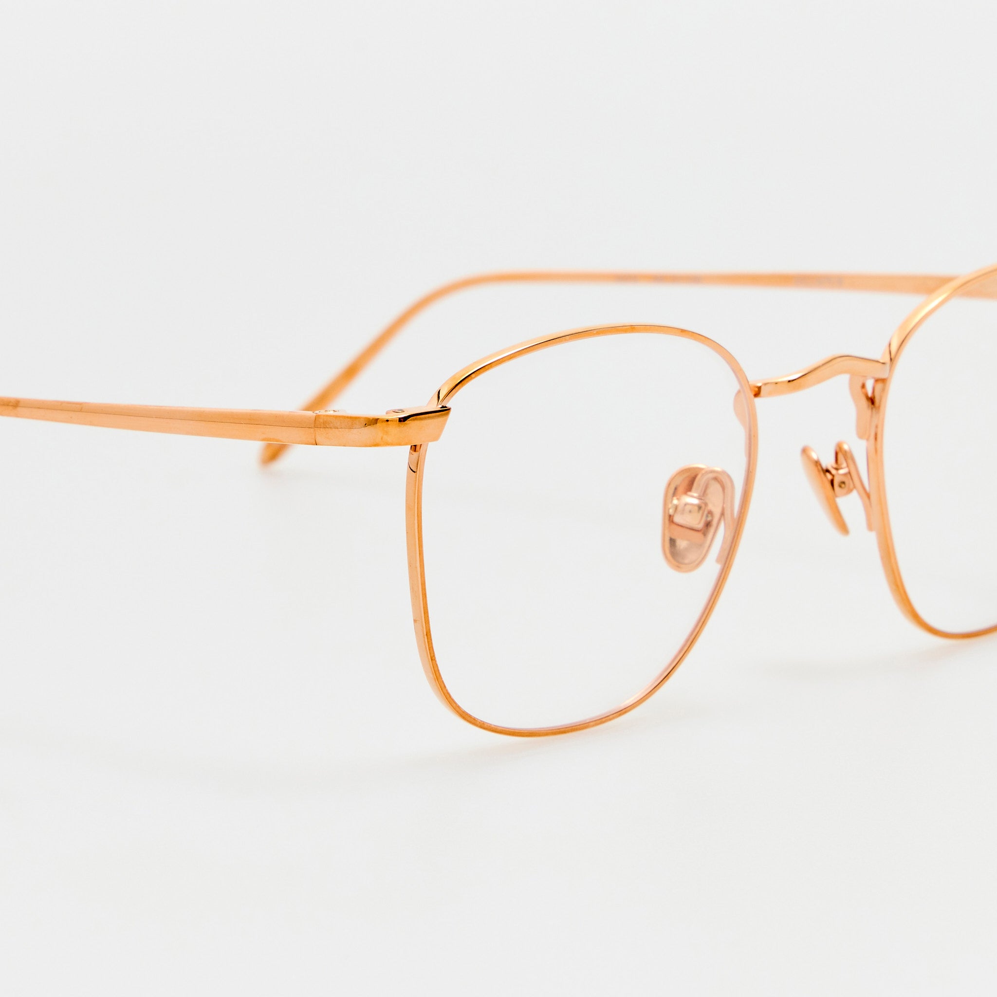 Simon Square Optical in 18K Rose Gold