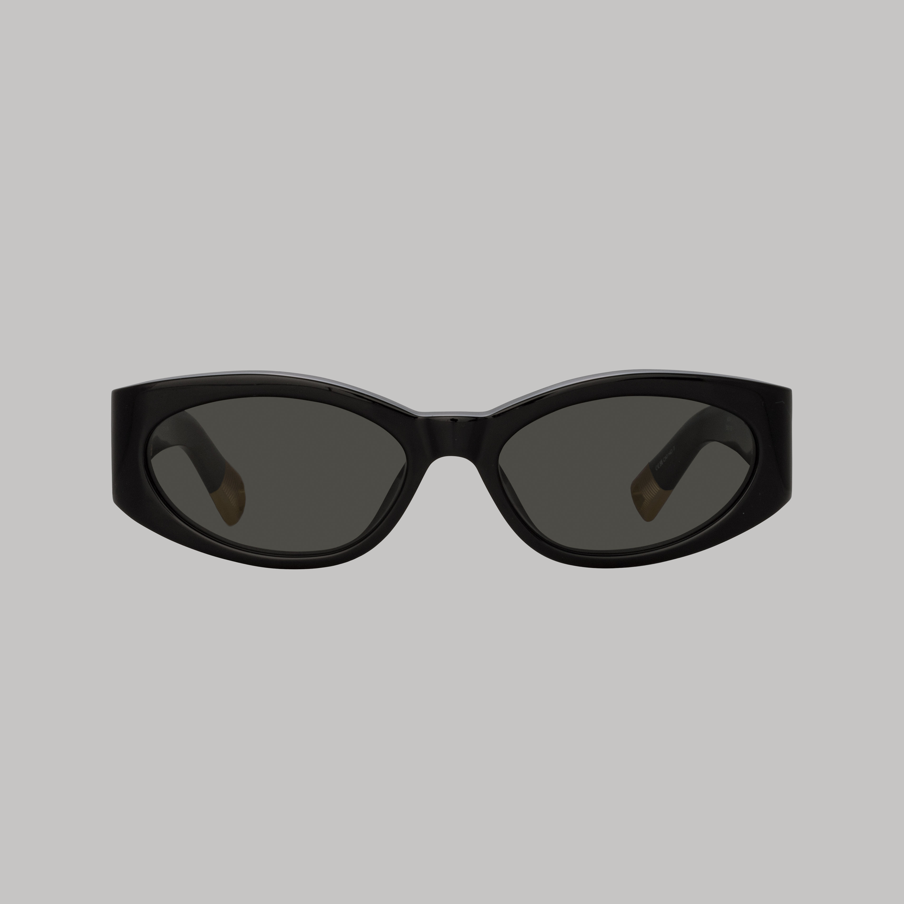 Ovalo Oval Sunglasses in Black