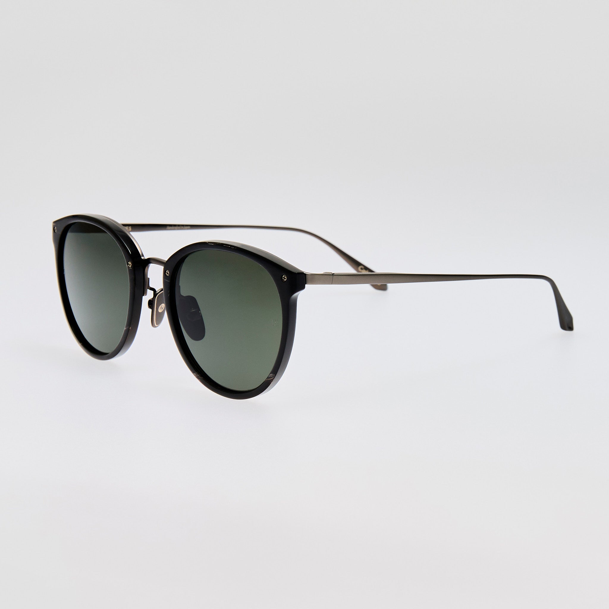 Calthorpe Sunglasses in Buffalo Horn and 925 Sterling Silver
