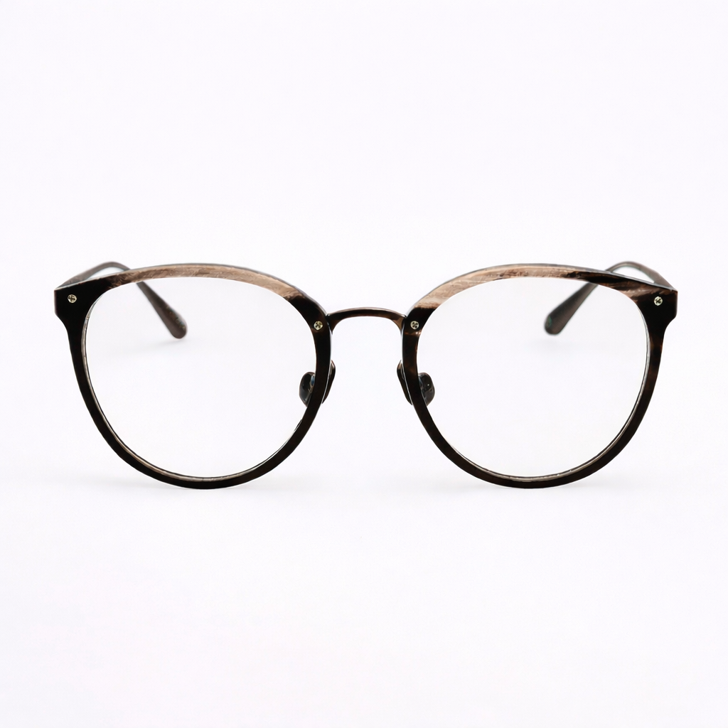 Calthorpe Optical Frame in Buffalo Horn and 925 Sterling Silver