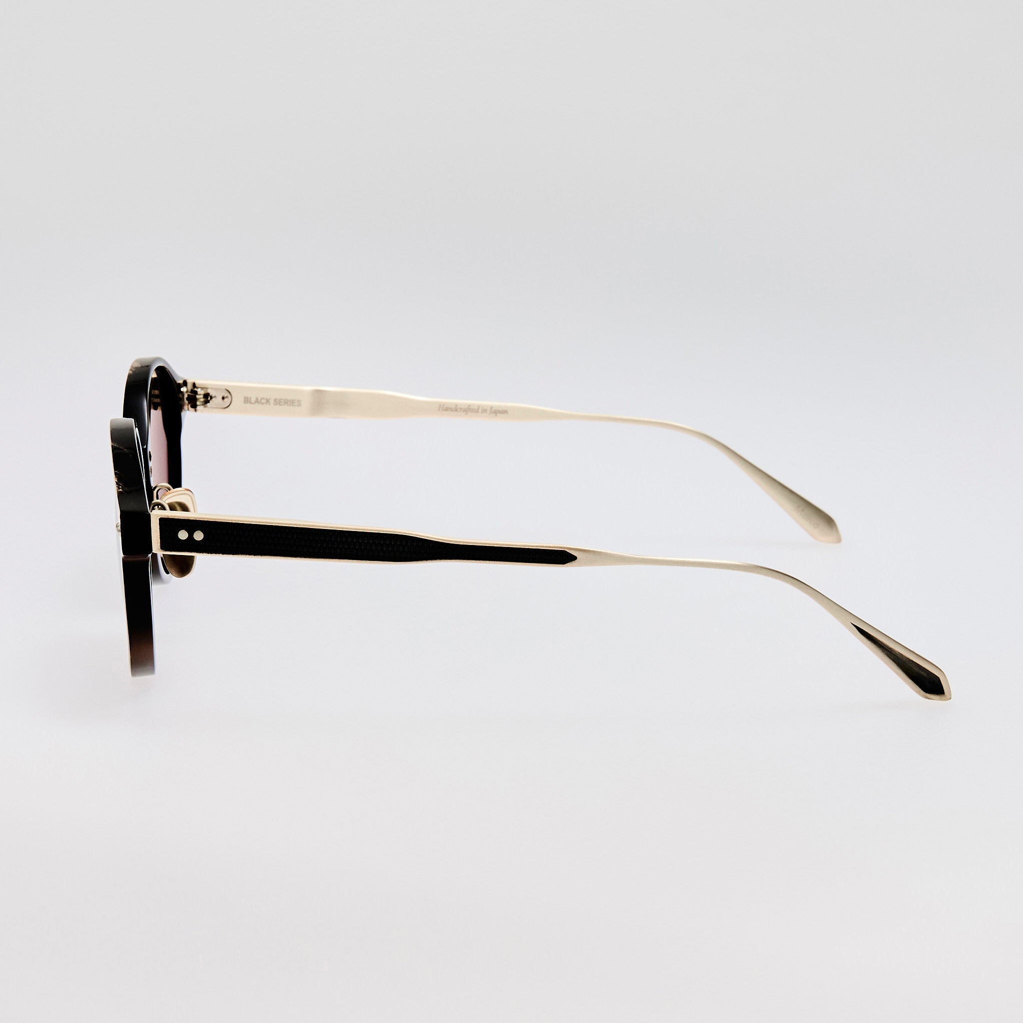 Marco Oval Sunglasses in Buffalo Horn and 925 Sterling Silver