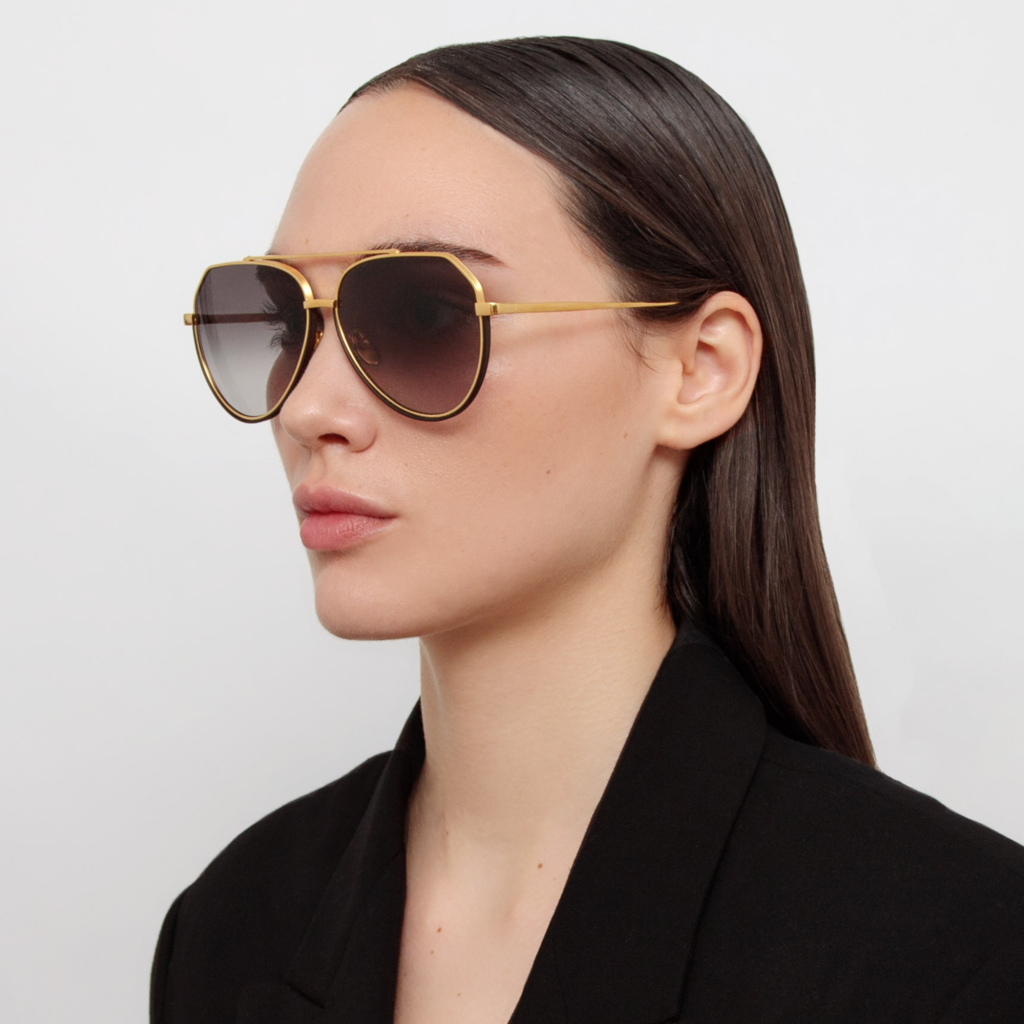 Bayer Sunglasses in 22K Yellow Gold