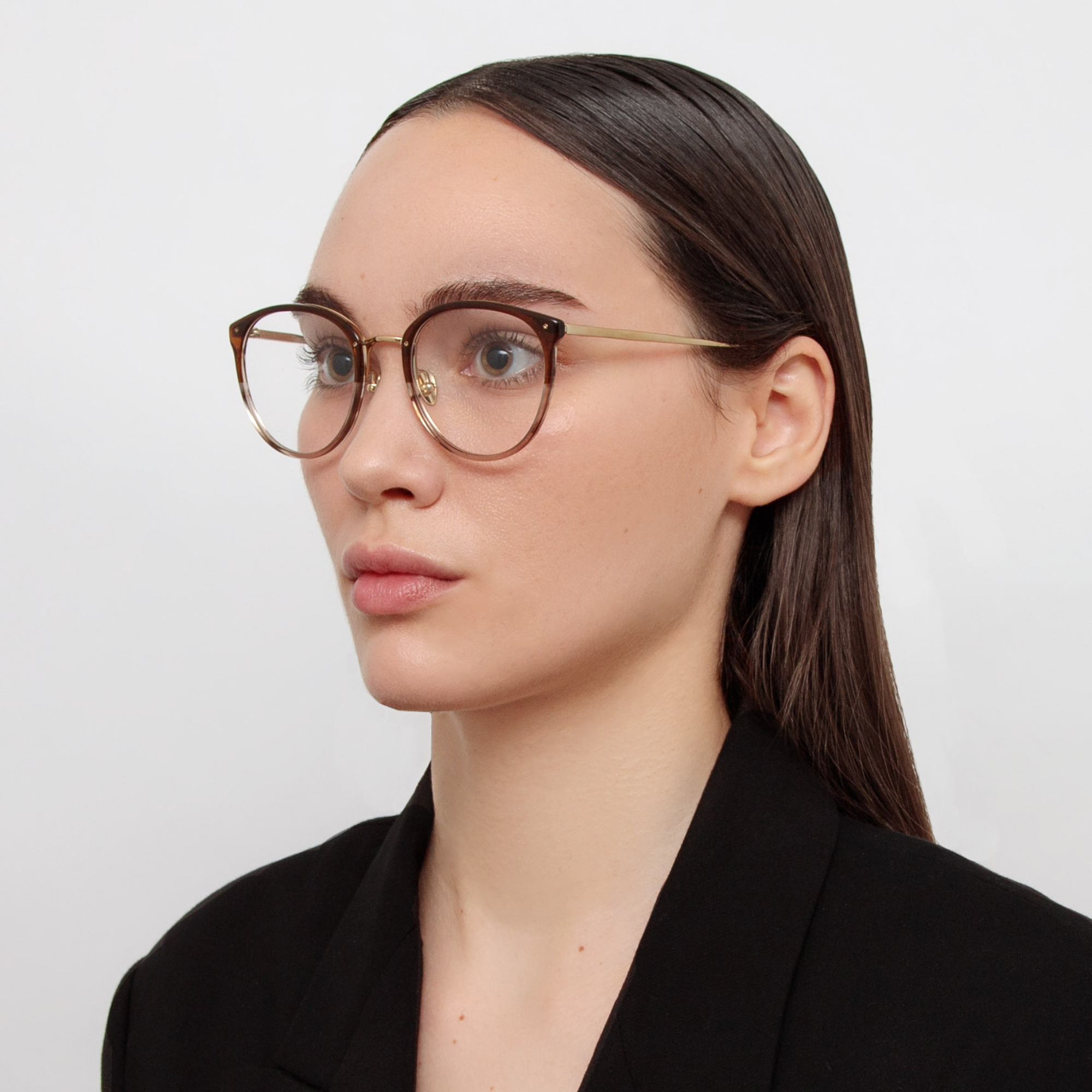 Calthorpe Optical Frame in Caramel Horn