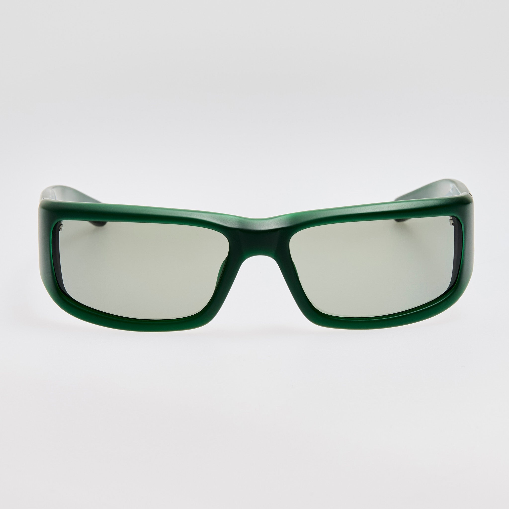 Aero Sunglasses in Matt Green - LINDA FARROW - Sunglasses -