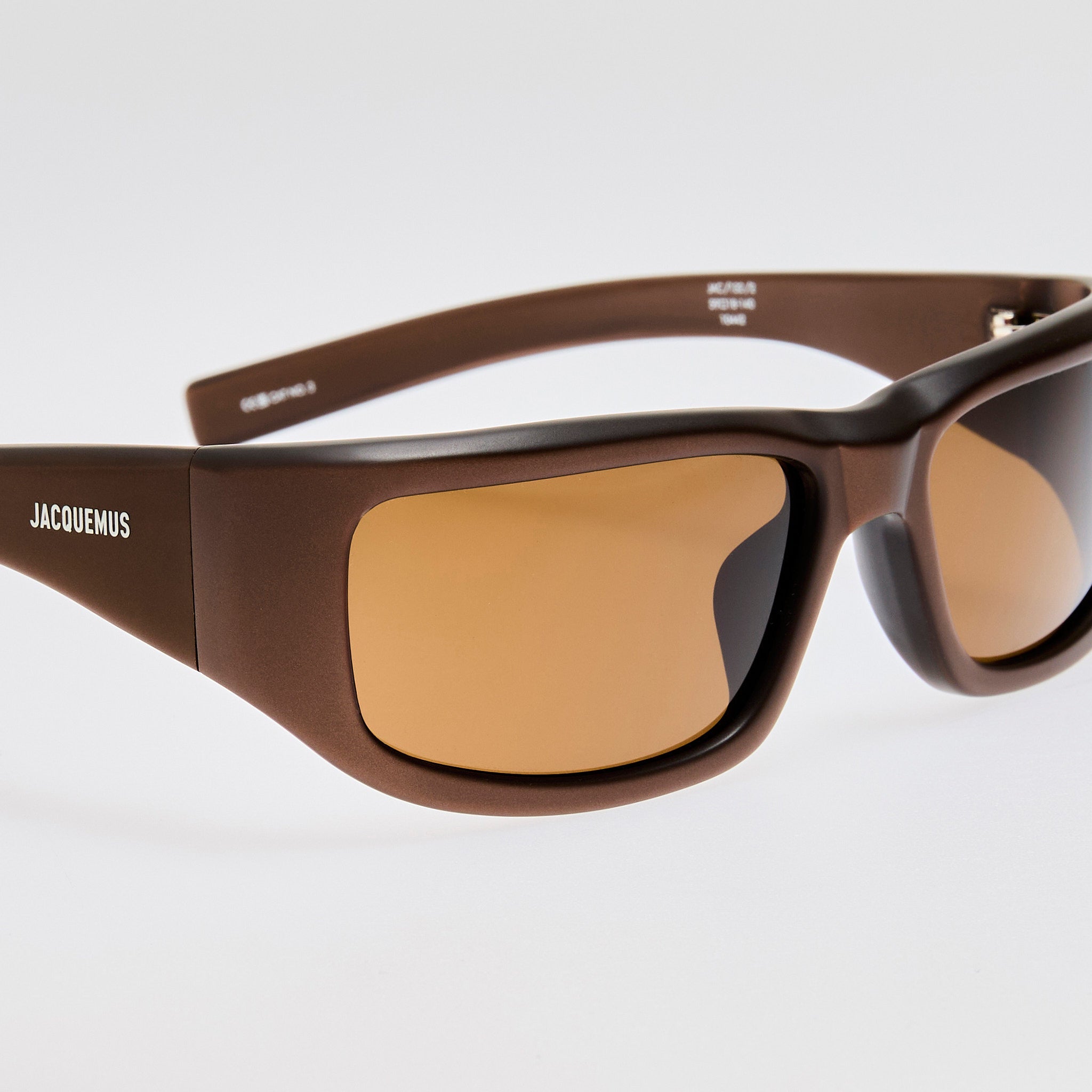 Aero Sunglasses in Metallic Bronze - LINDA FARROW - Sunglasses -