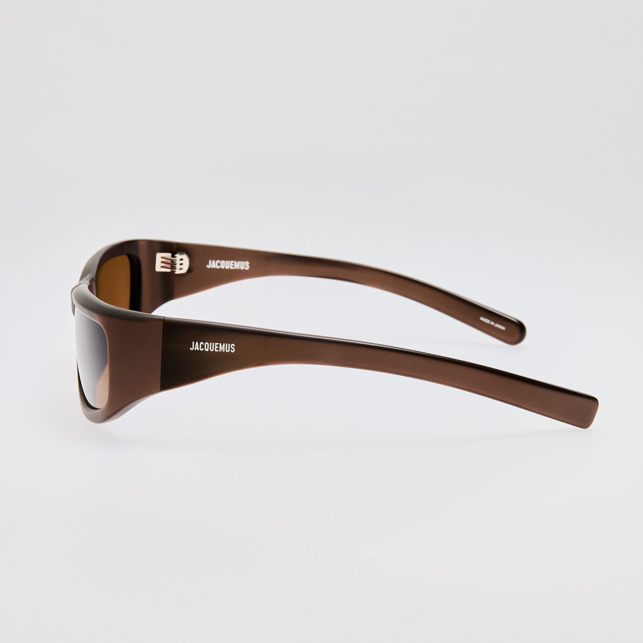 Aero Sunglasses in Metallic Bronze - LINDA FARROW - Sunglasses -