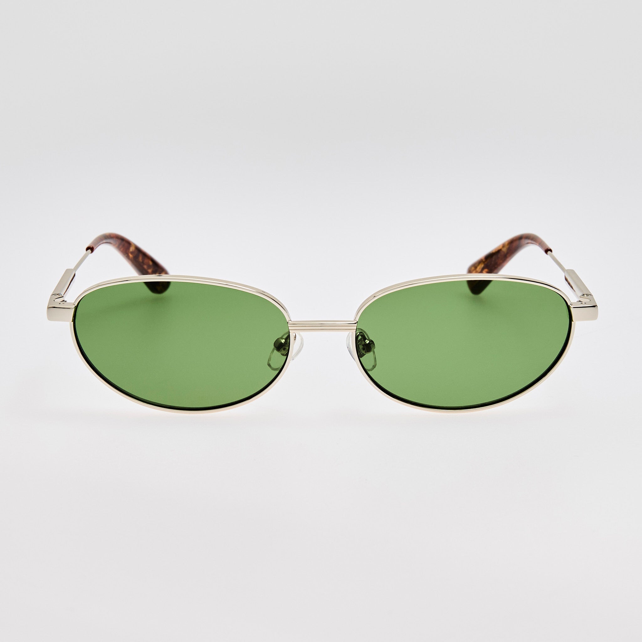 Alba Sunglasses in Silver - LINDA FARROW - Sunglasses -