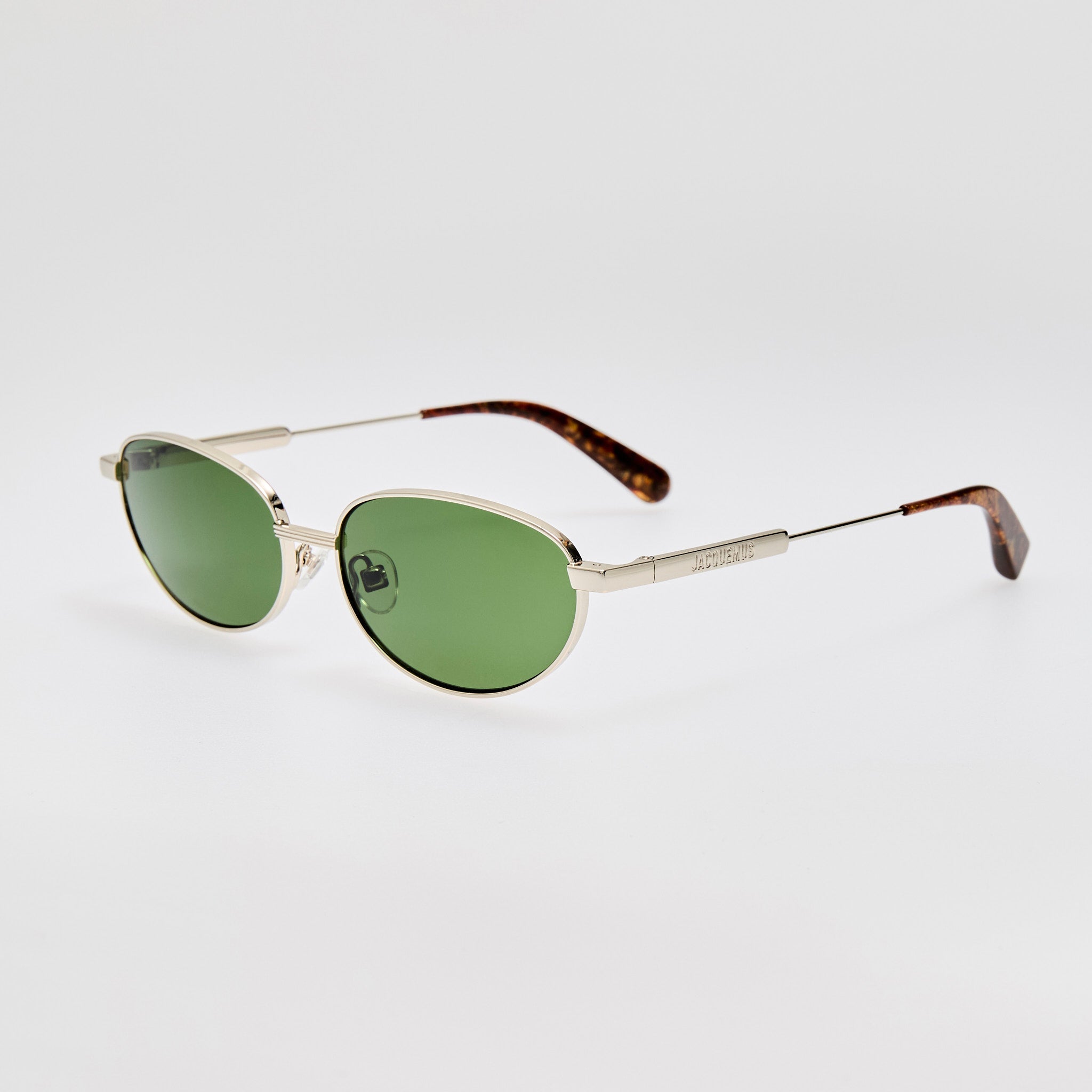 Alba Sunglasses in Silver - LINDA FARROW - Sunglasses -