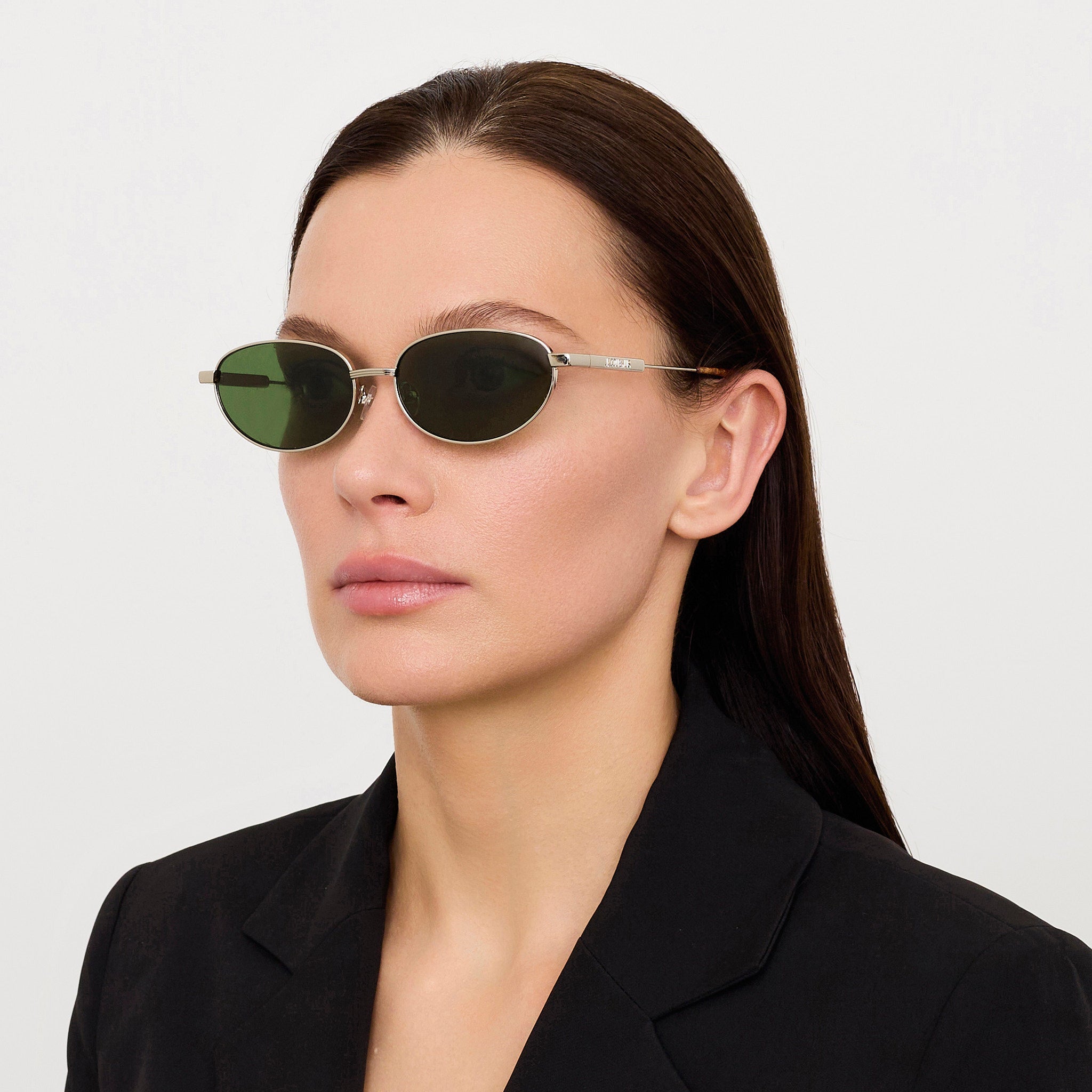 Alba Sunglasses in Silver - LINDA FARROW - Sunglasses -
