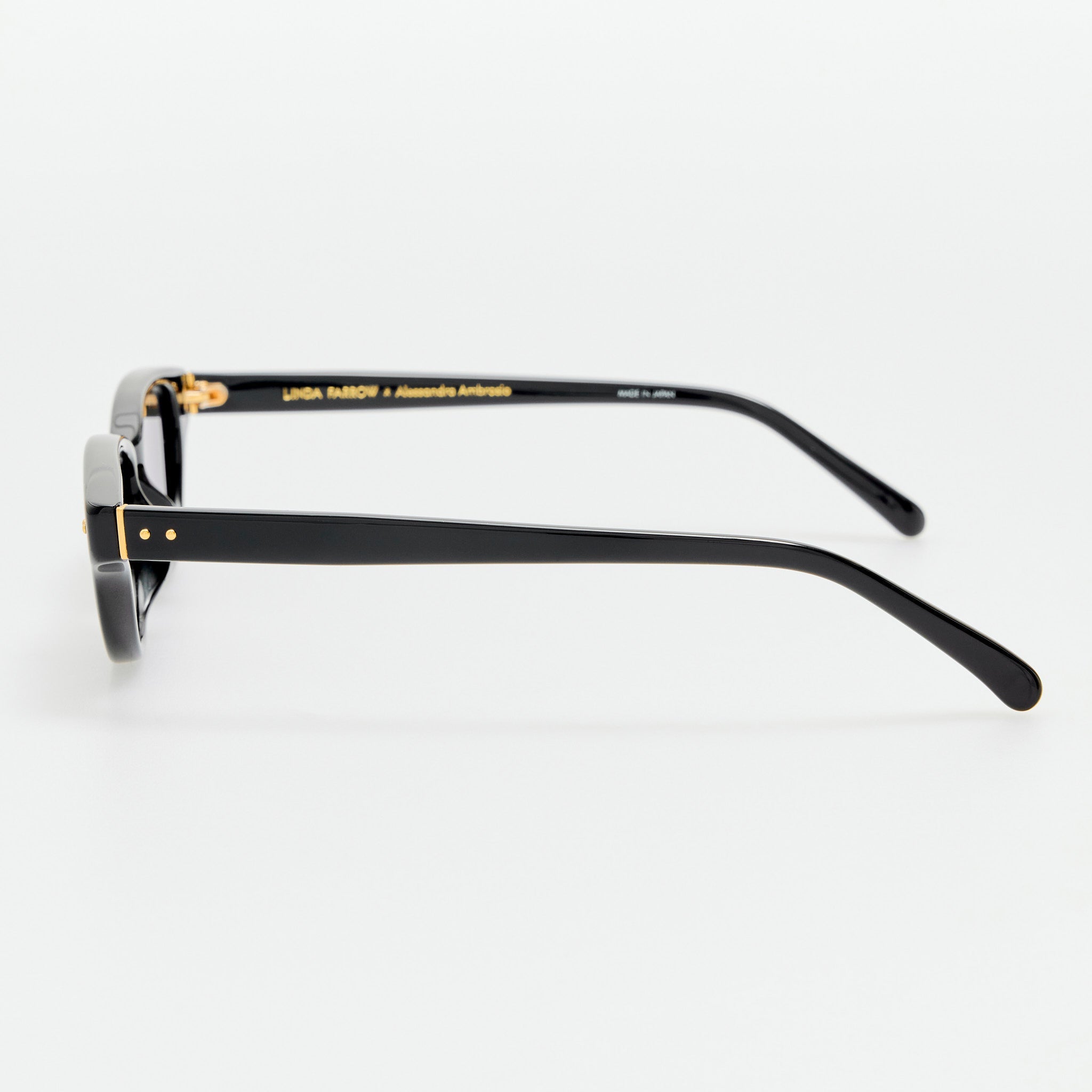 Alessandra Sunglasses in Black - LINDA FARROW - Sunglasses -