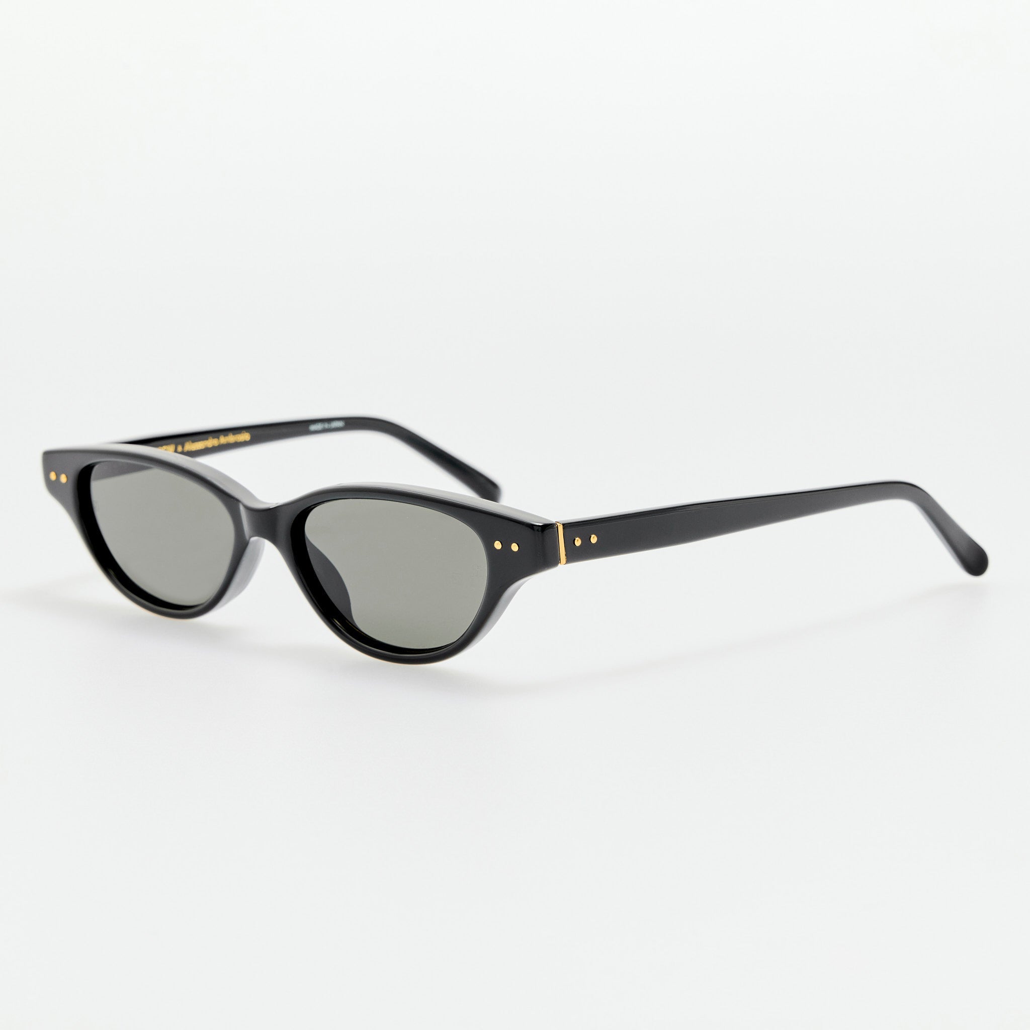 Alessandra Sunglasses in Black - LINDA FARROW - Sunglasses -
