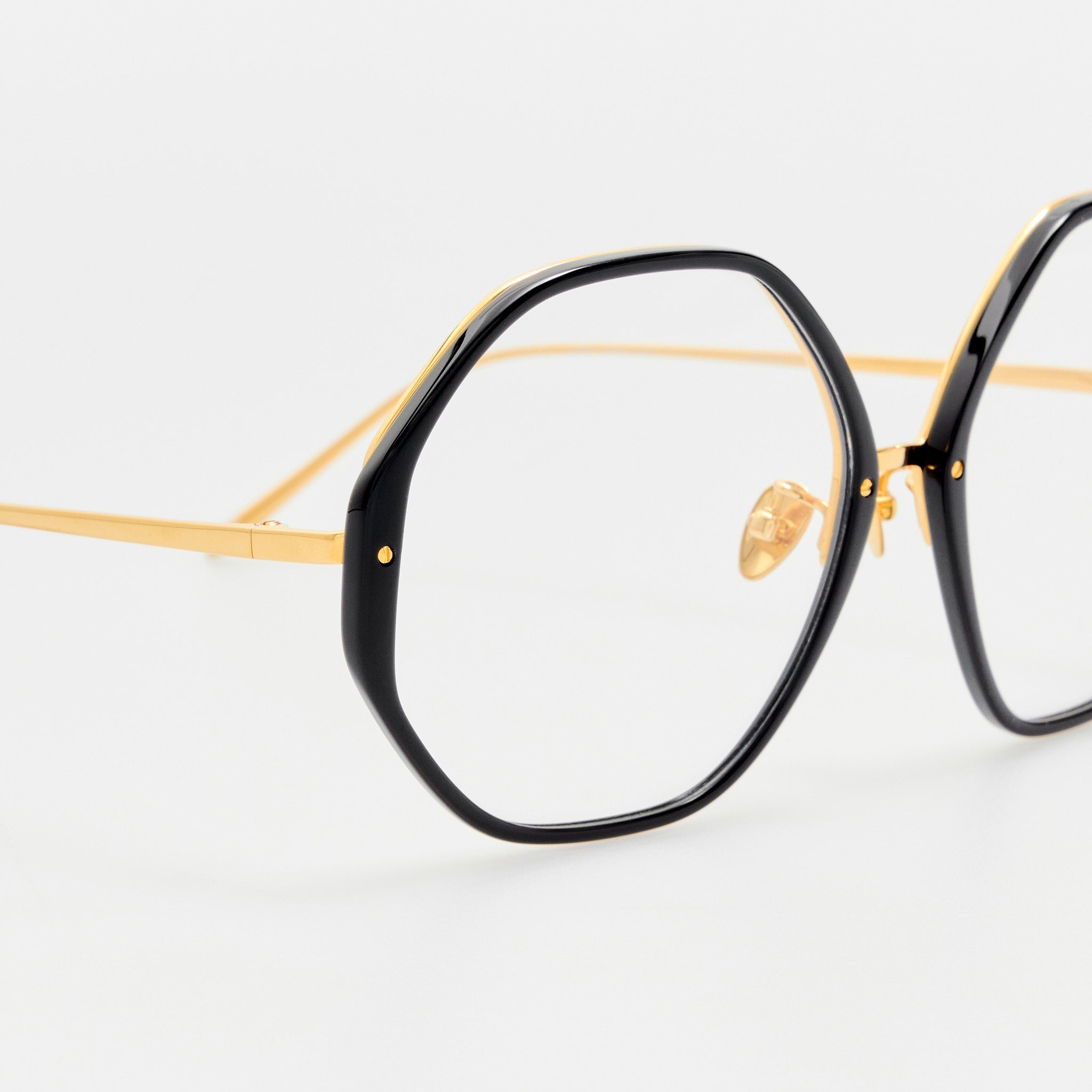 Alona Optical Frame in Black - LINDA FARROW - Optical Frame -
