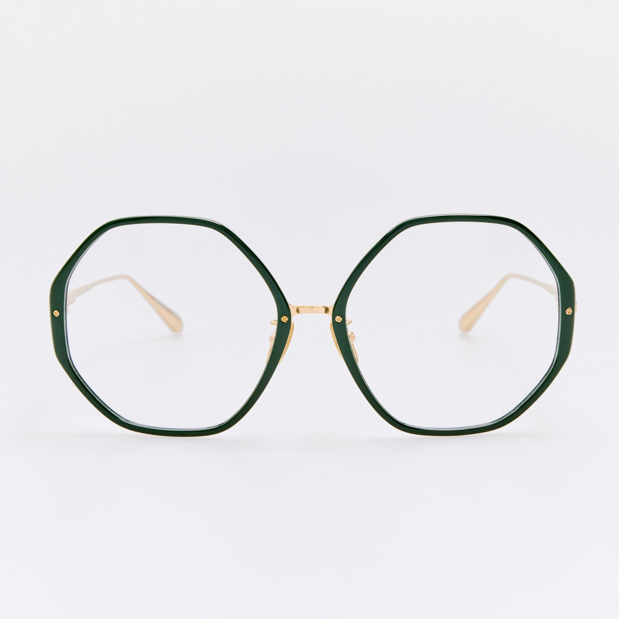 Alona Optical Frame in Green - LINDA FARROW - Optical Frame -