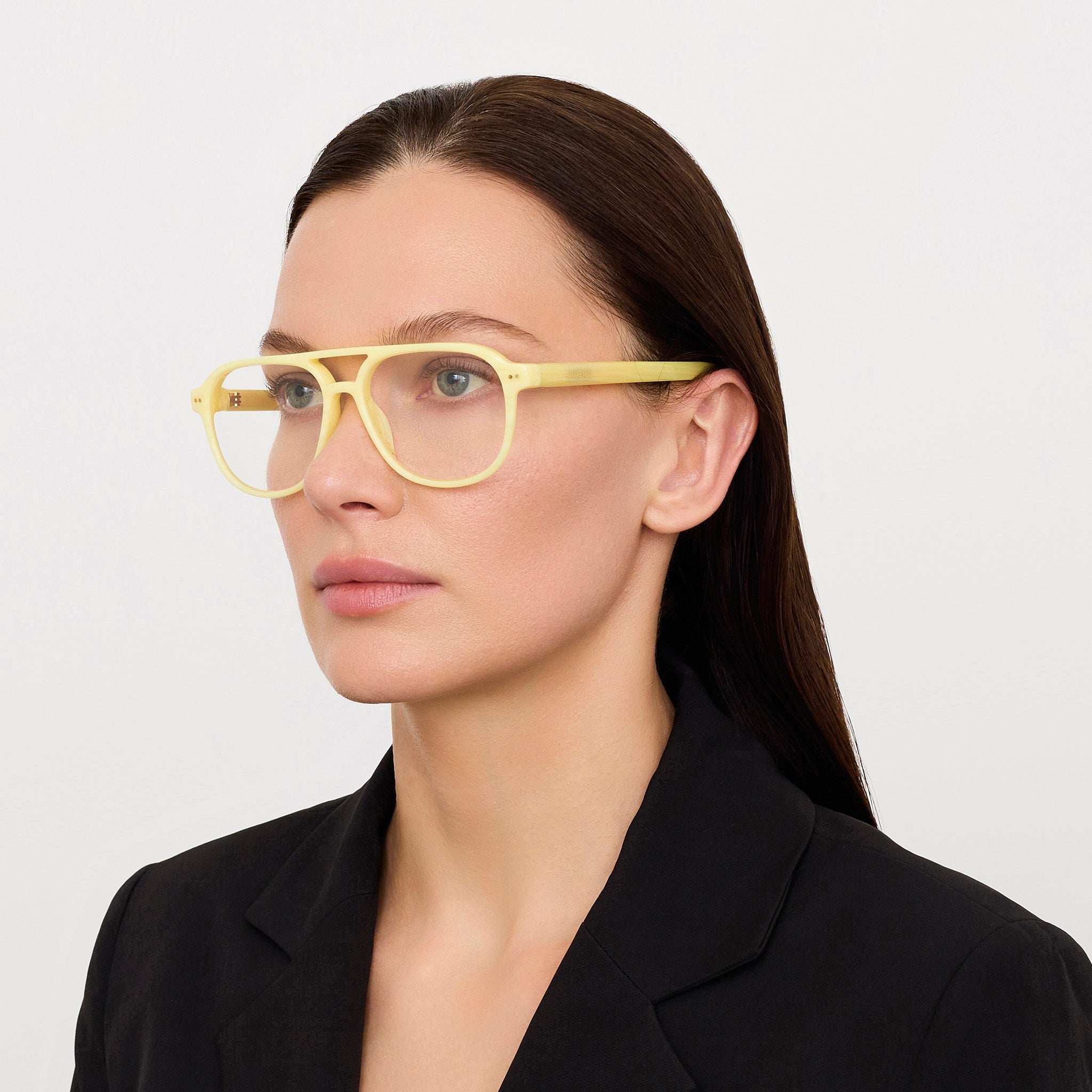 Altu Optical in Yellow Stripe - LINDA FARROW - Optical Frame -