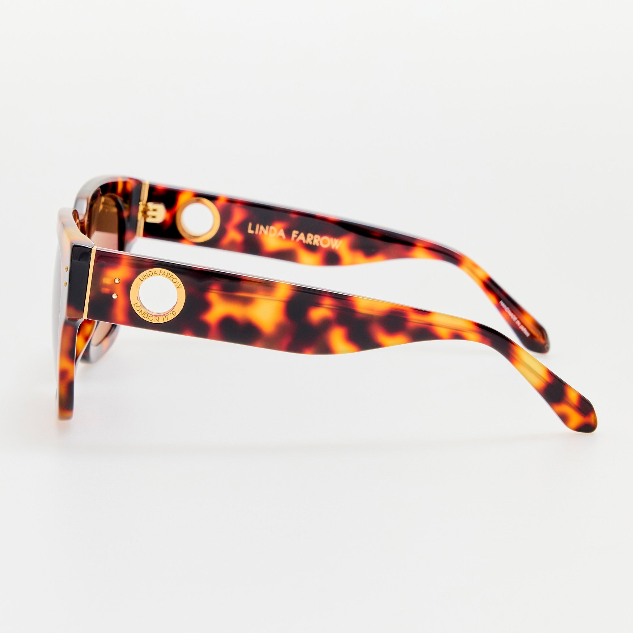 Amber Sunglasses in Tortoiseshell - LINDA FARROW - Sunglasses -