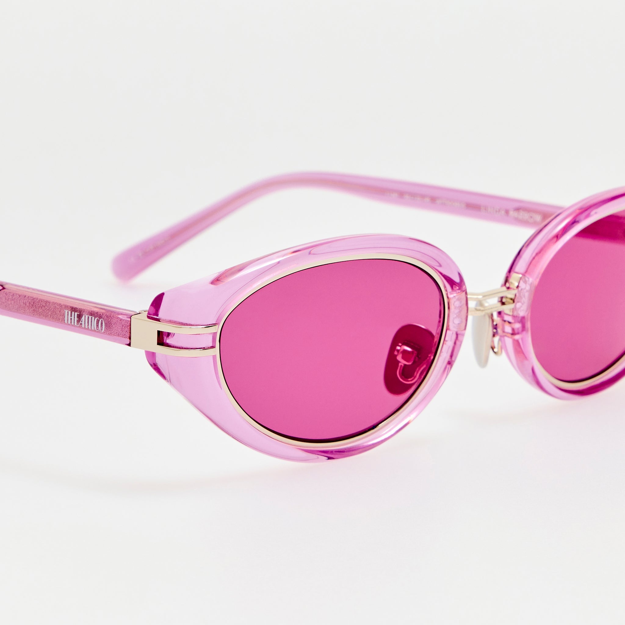 Ambra Sunglasses in Pink - LINDA FARROW-Sunglasses-