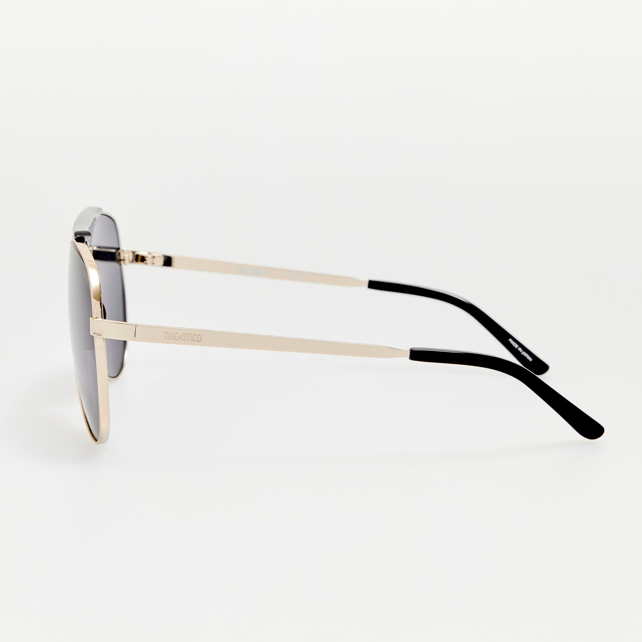Amelia Sunglasses in Silver and Grey - LINDA FARROW-Sunglasses-