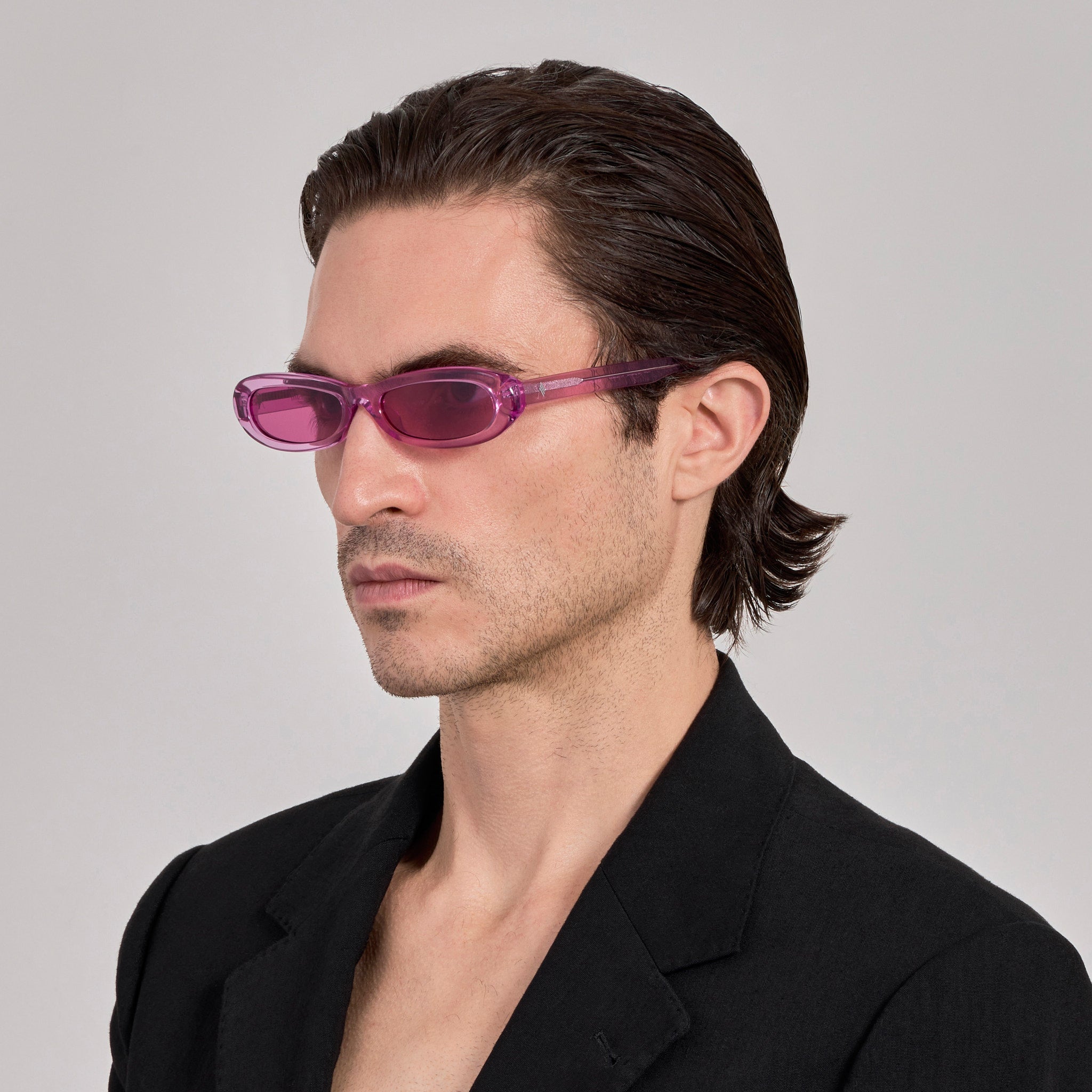 Andrea Sunglasses in Pink - LINDA FARROW-Sunglasses-