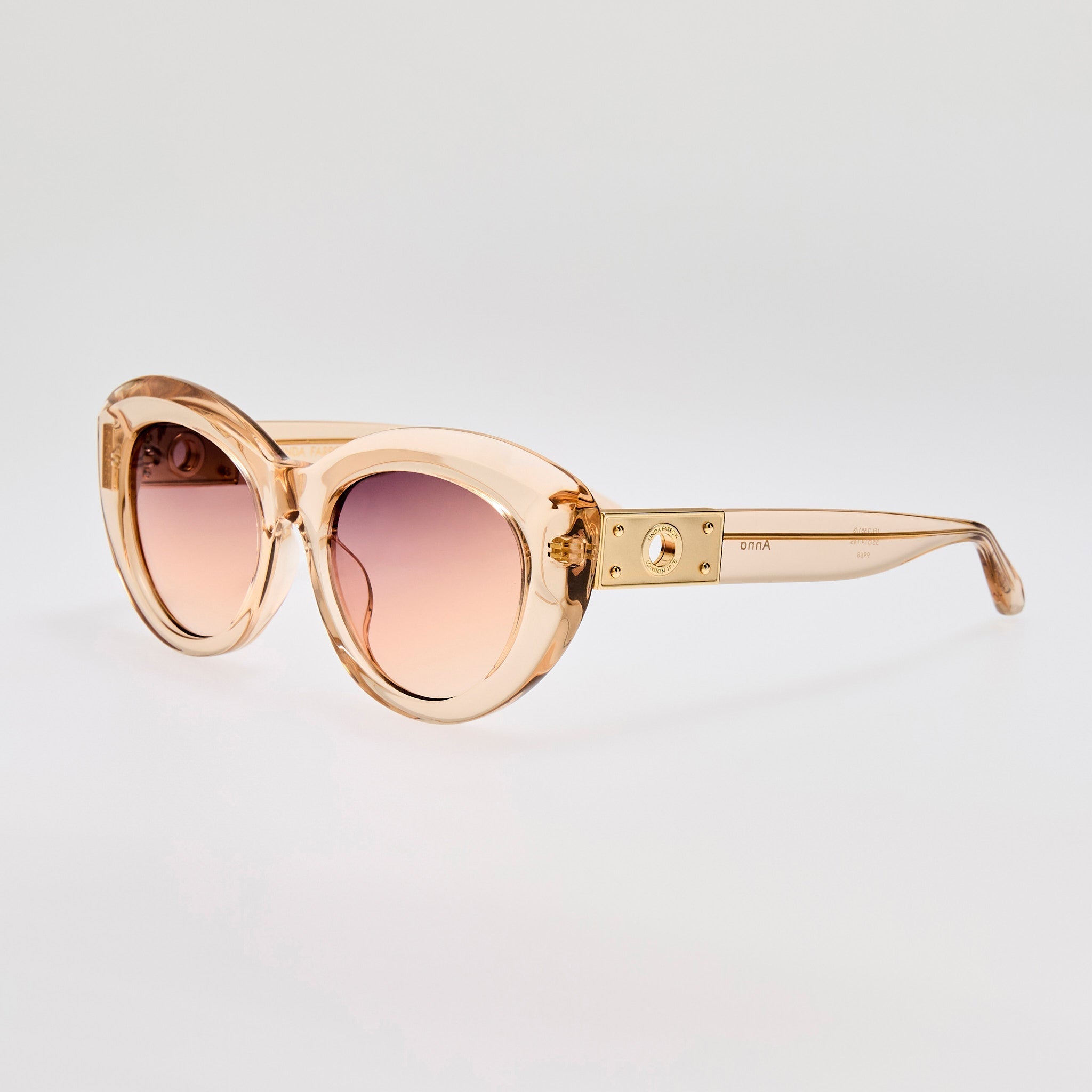 Anna Sunglasses in Ash - LINDA FARROW - Sunglasses -